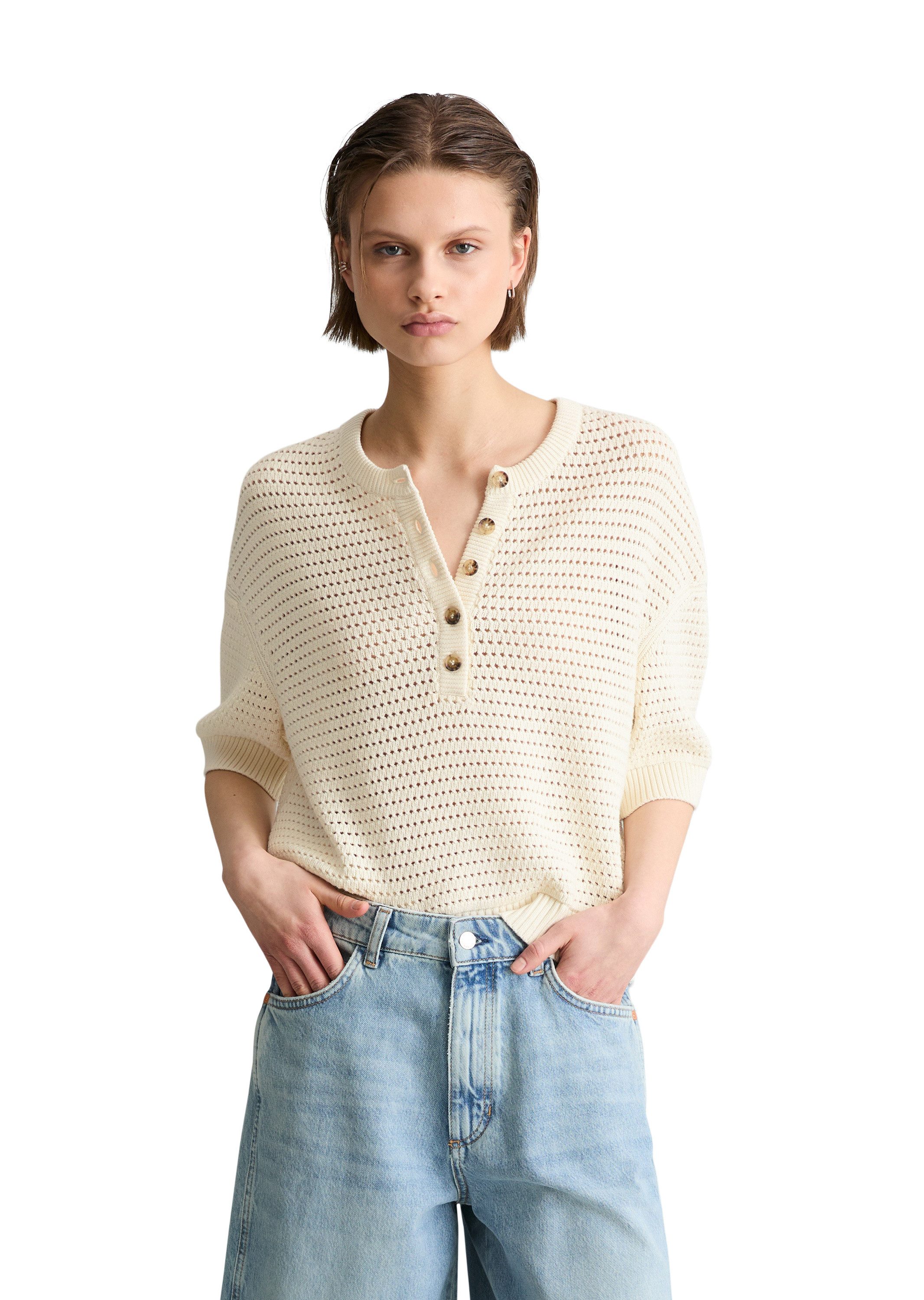 Marc O'Polo DENIM Strickpullover aus Organic Cotton