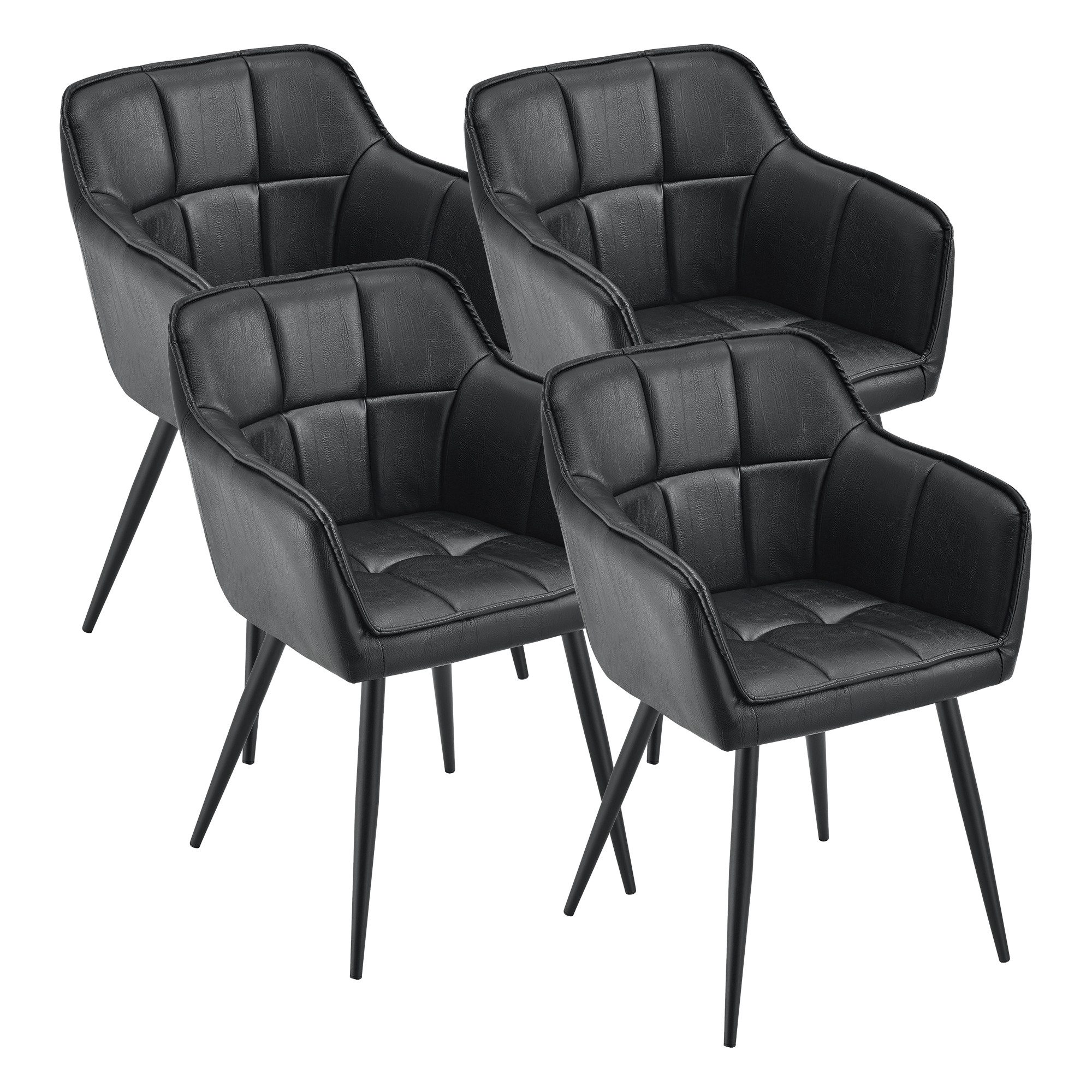 en.casa Esszimmerstuhl (Set, 4 St), »Birmingham« günstig online kaufen