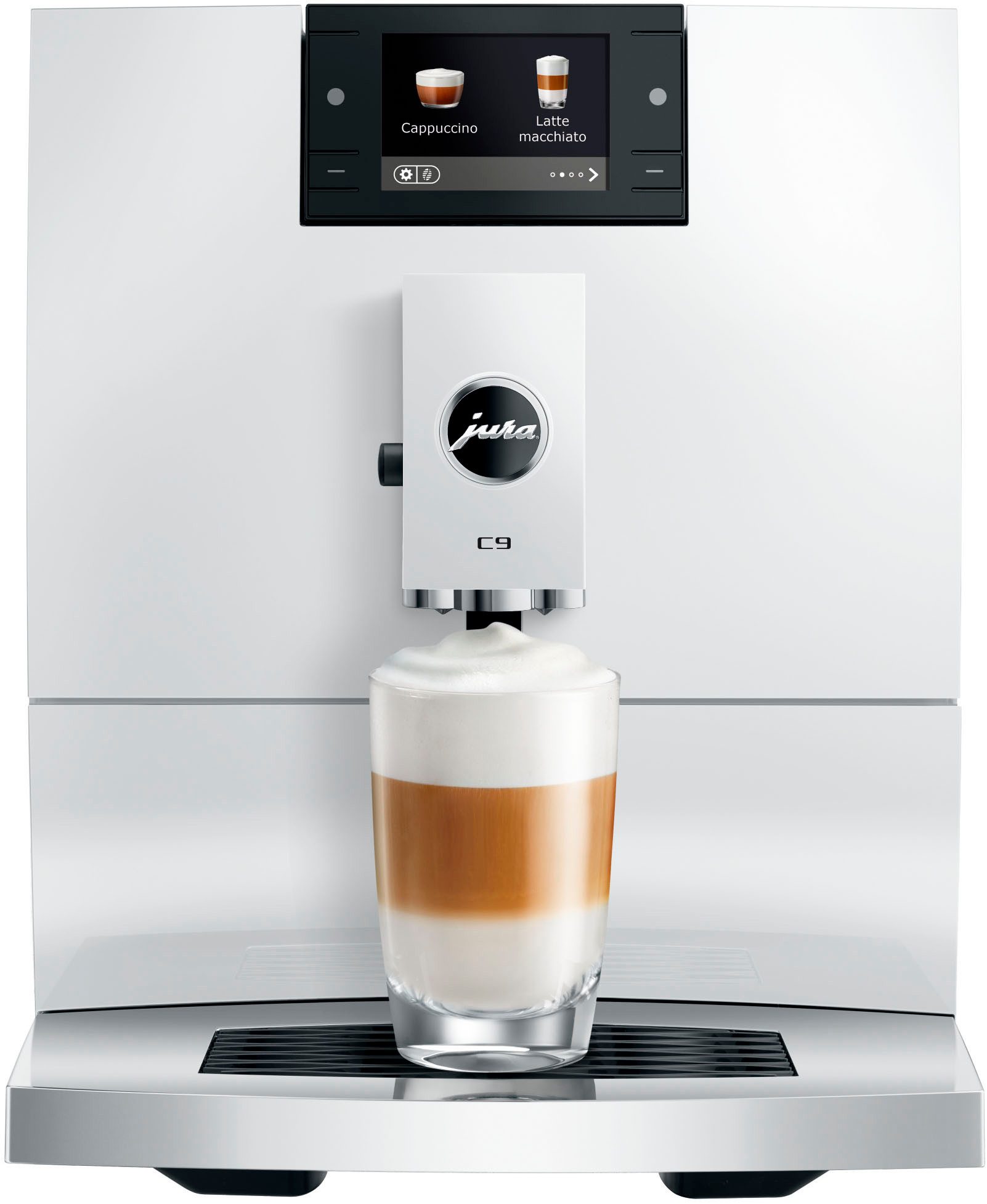 JURA Kaffeevollautomat 15810 C9 (EA), Piano White, 17 Spezialitäten, WiFi, Hot&Light Brew, Feinschaum
