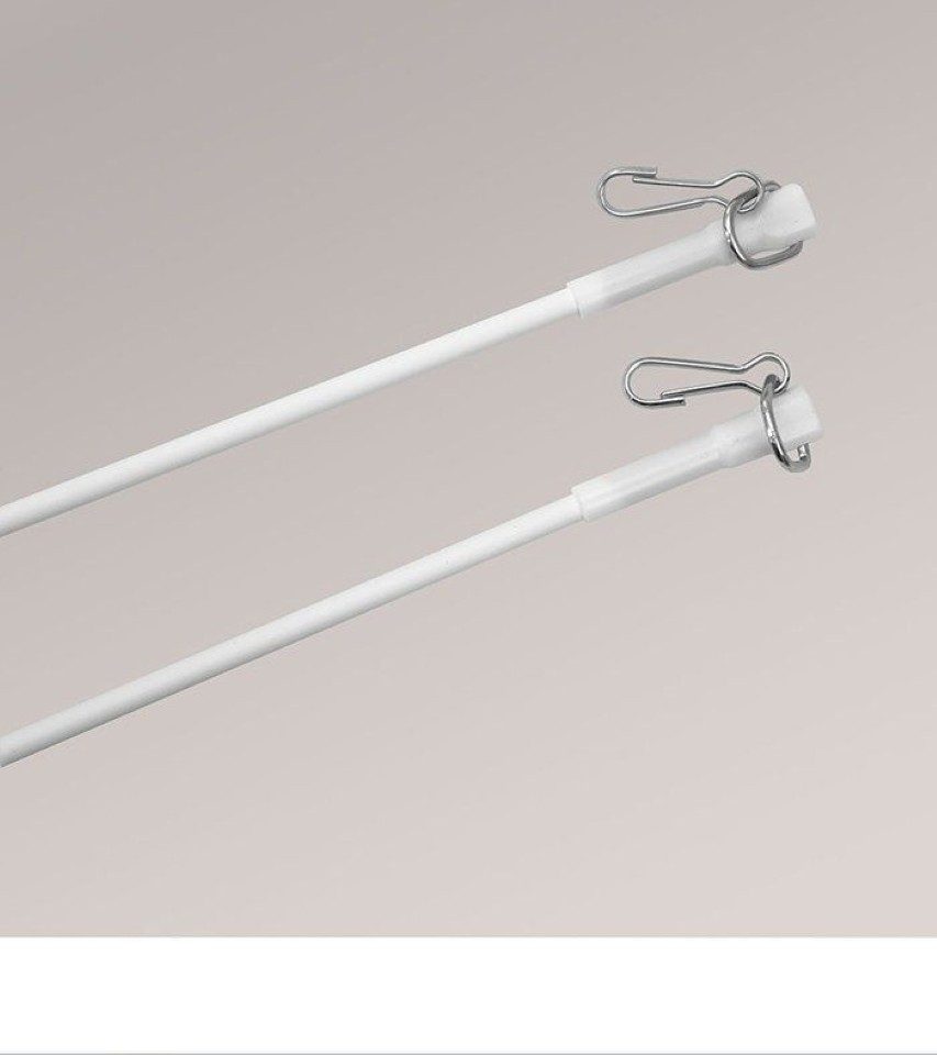 LYSEL® Sichtschutzbefestigung Schleuderstab, (2-tlg), L 75cm