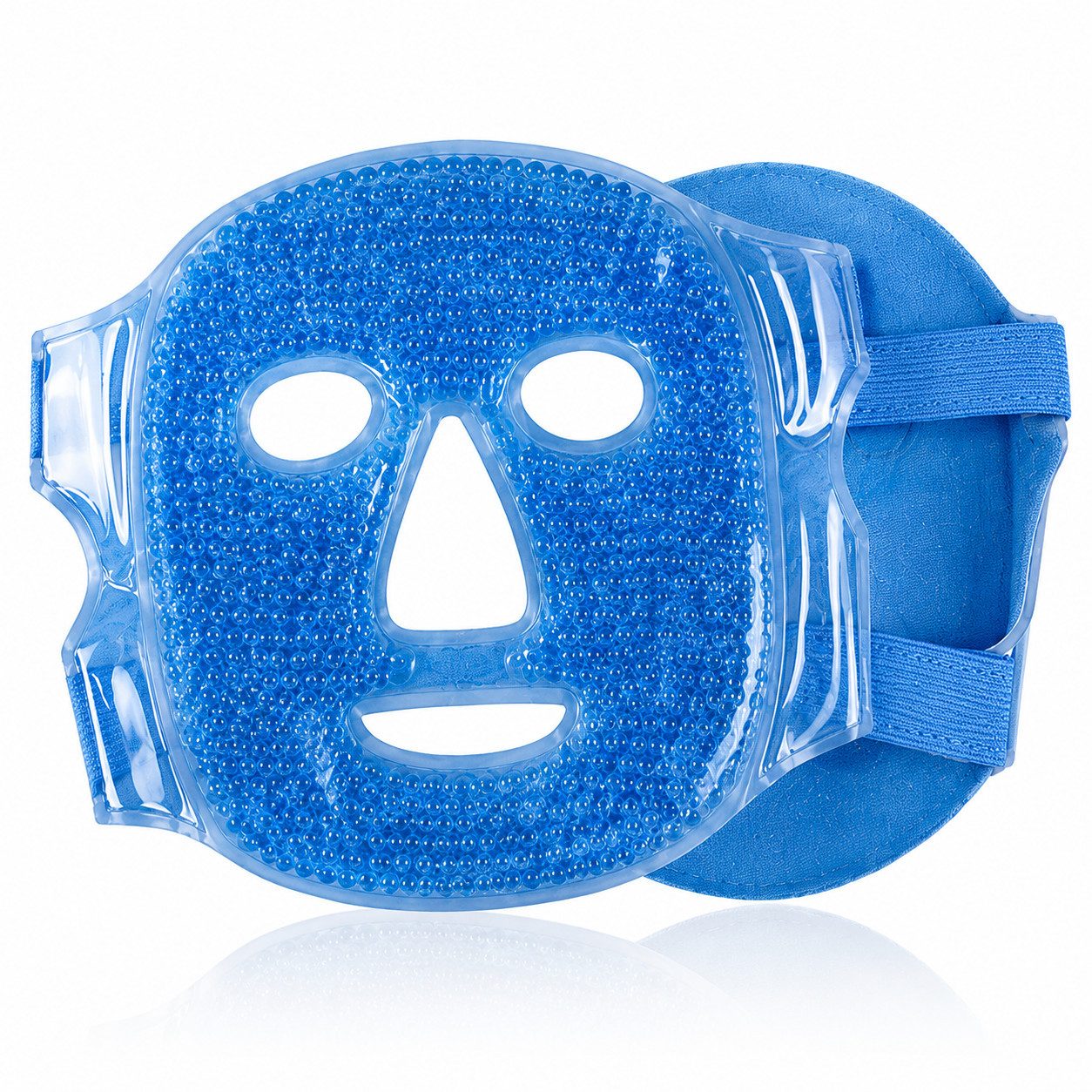 HAF Gesichtsmaske Gesichtsmaske Auswahl Kühlmaske Gesicht Eismaske Heiß & Kalt anwendbar Gegen geschwollene und müde Augen, Sowohl Heiß als auch Kalt anwendbar