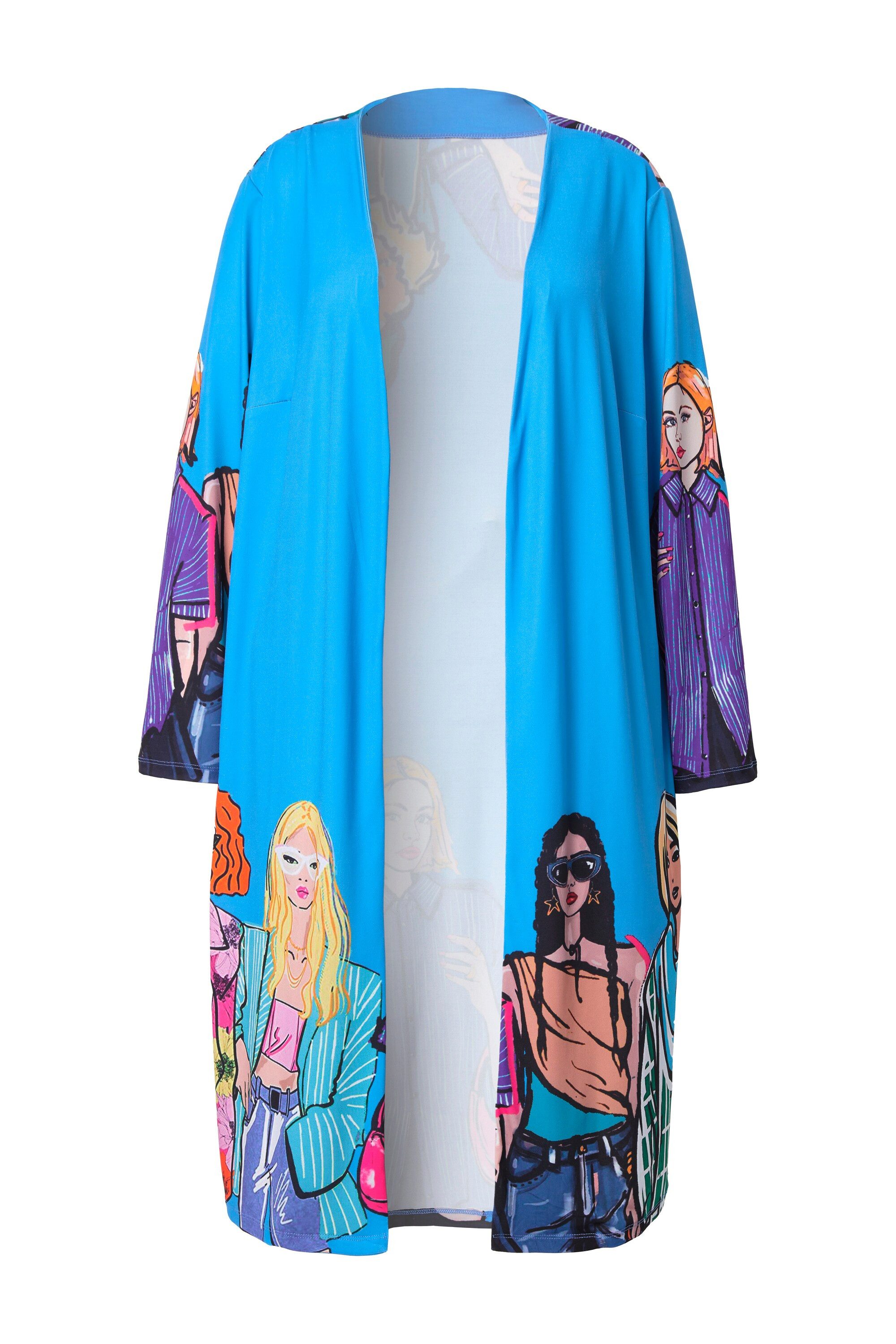 Angel of Style Sommerjacke Kimono Jersey Frauen-Motive günstig online kaufen