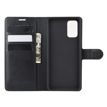 Wigento Handyhülle Für Samsung Galaxy S20 G980F Tasche Wallet Premium Schwarz Schutz Hülle Case Cover Etuis Neu Zubehör