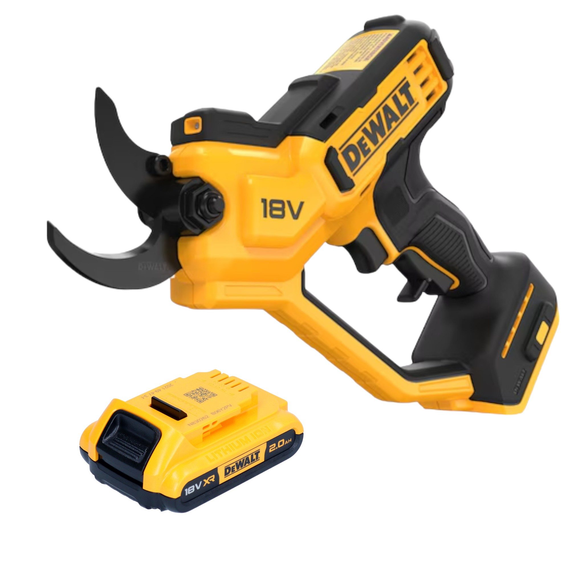 DeWalt Akku-Astschere DCMPP 568 N 18 V 38 mm + 1x Akku 2,0 Ah - ohne Ladegerät