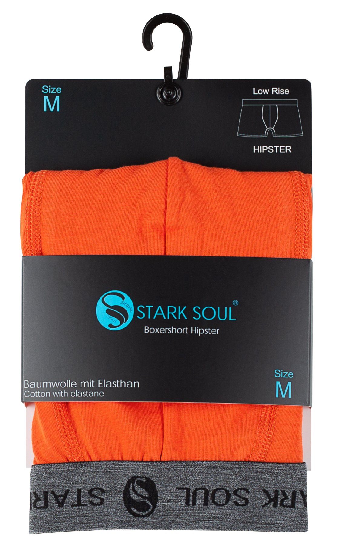 Stark Soul® Boxershorts Herren Boxershorts, Hipster im 6er Pack, Baumwoll-Unterhosen 6er-Pack