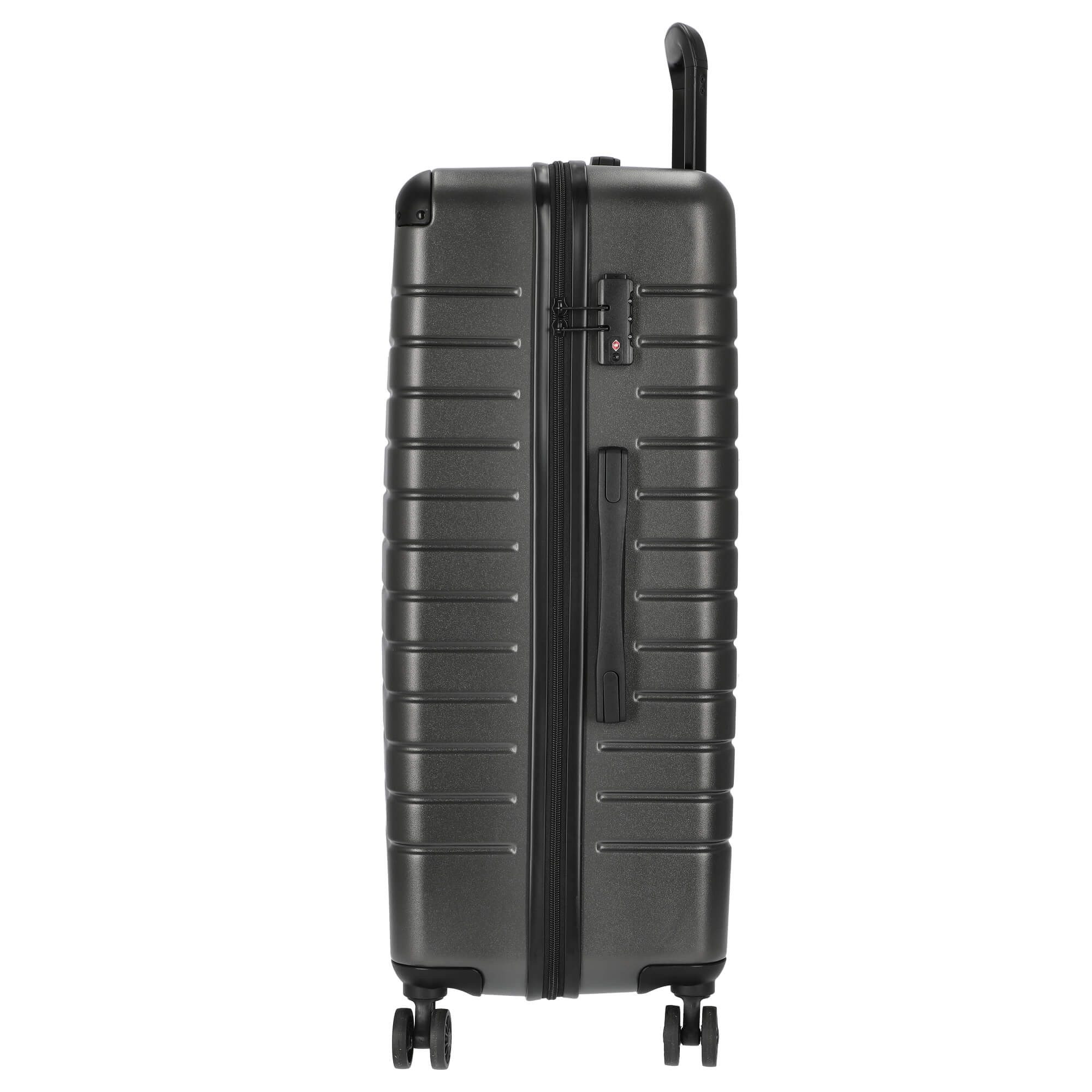 SOMKO Kofferset Line - 4-Rollen-Trolley Set 3tlg. (anthrazit), 4 Rollen