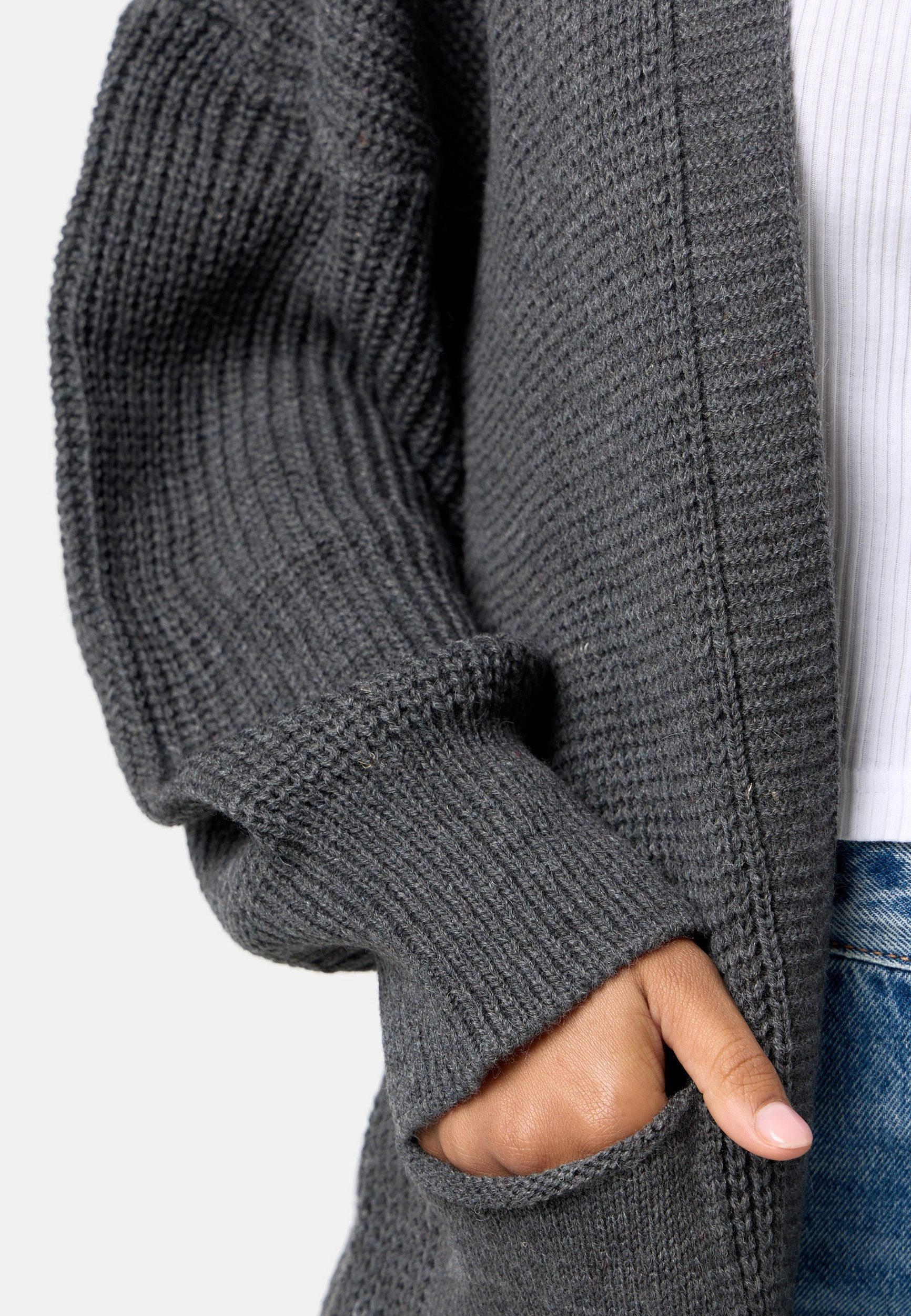 Worldclassca Longstrickjacke Worldclassca Strickjacke Cardigan Strickmantel Winter Pullover Lang Neue Kollektion - Stilvolle und gemütliche Strickmode für Damen