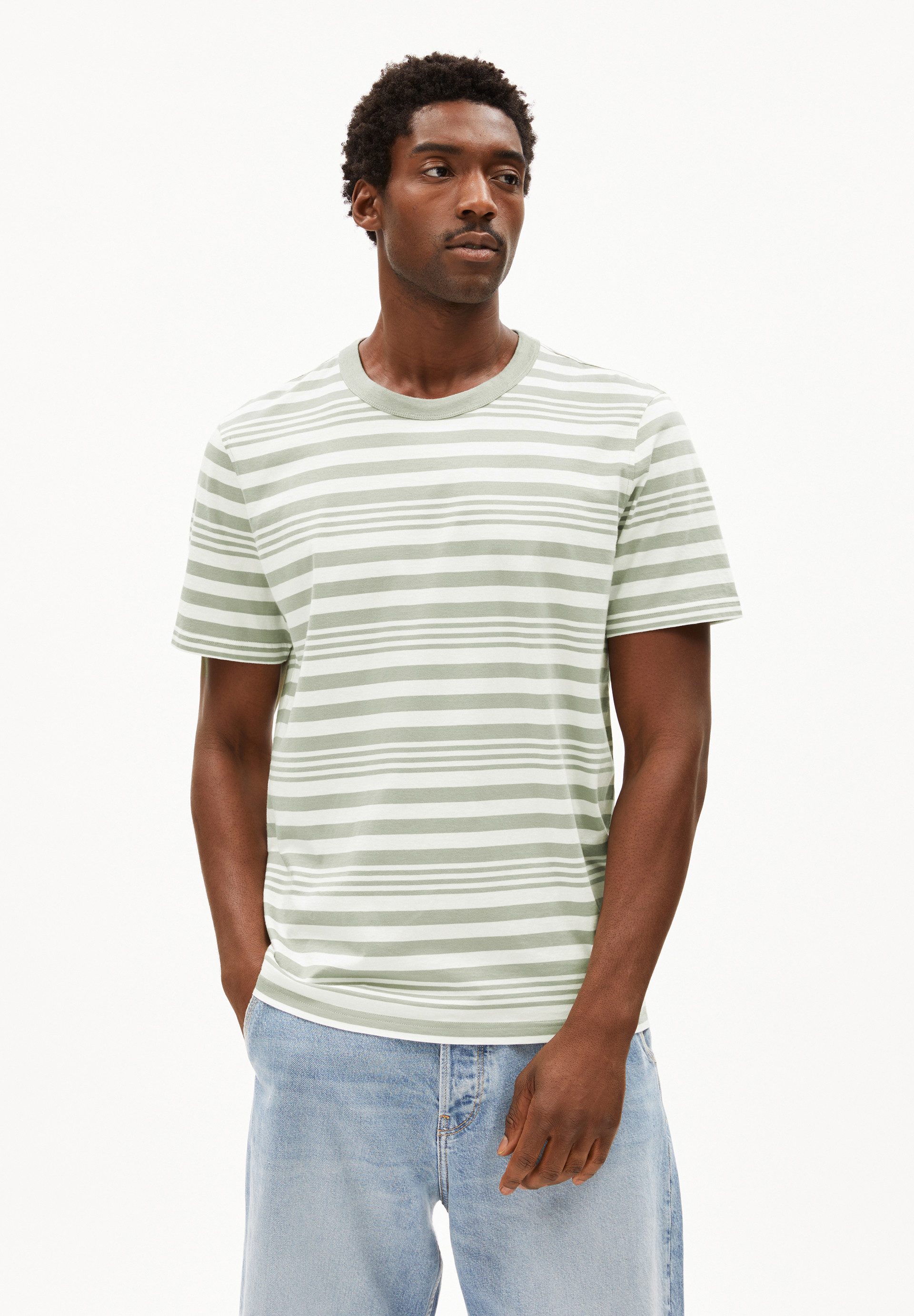 Armedangels Print-Shirt MAARKOS BOLD STRIPES T-Shirt günstig online kaufen
