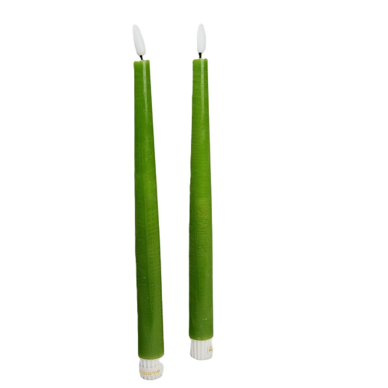 LED-Kerze LED Spitzkerzen RUSTIK weinrot, creme, grau