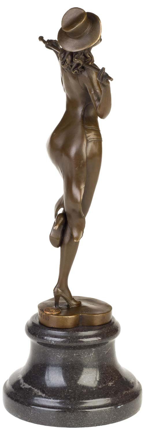 S Kunst Aubaho Figur Skulptur im Erotik Bronzeskulptur Bronze Frau Tänzerin Antik-Stil
