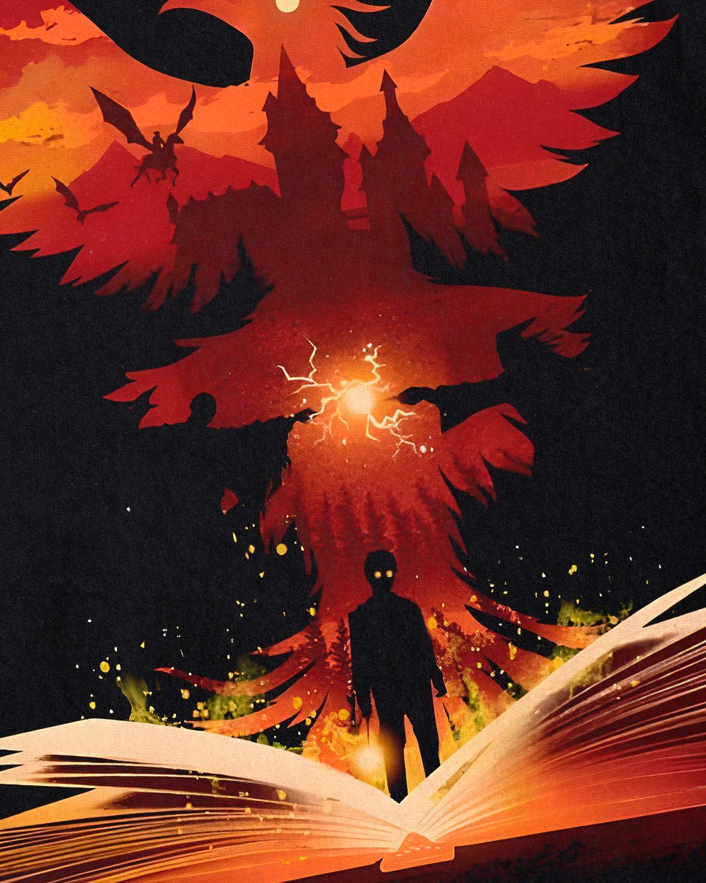 style3 T-Shirt Phoenix potter harry hogwarts ravenclaw hufflepuff slytherin günstig online kaufen