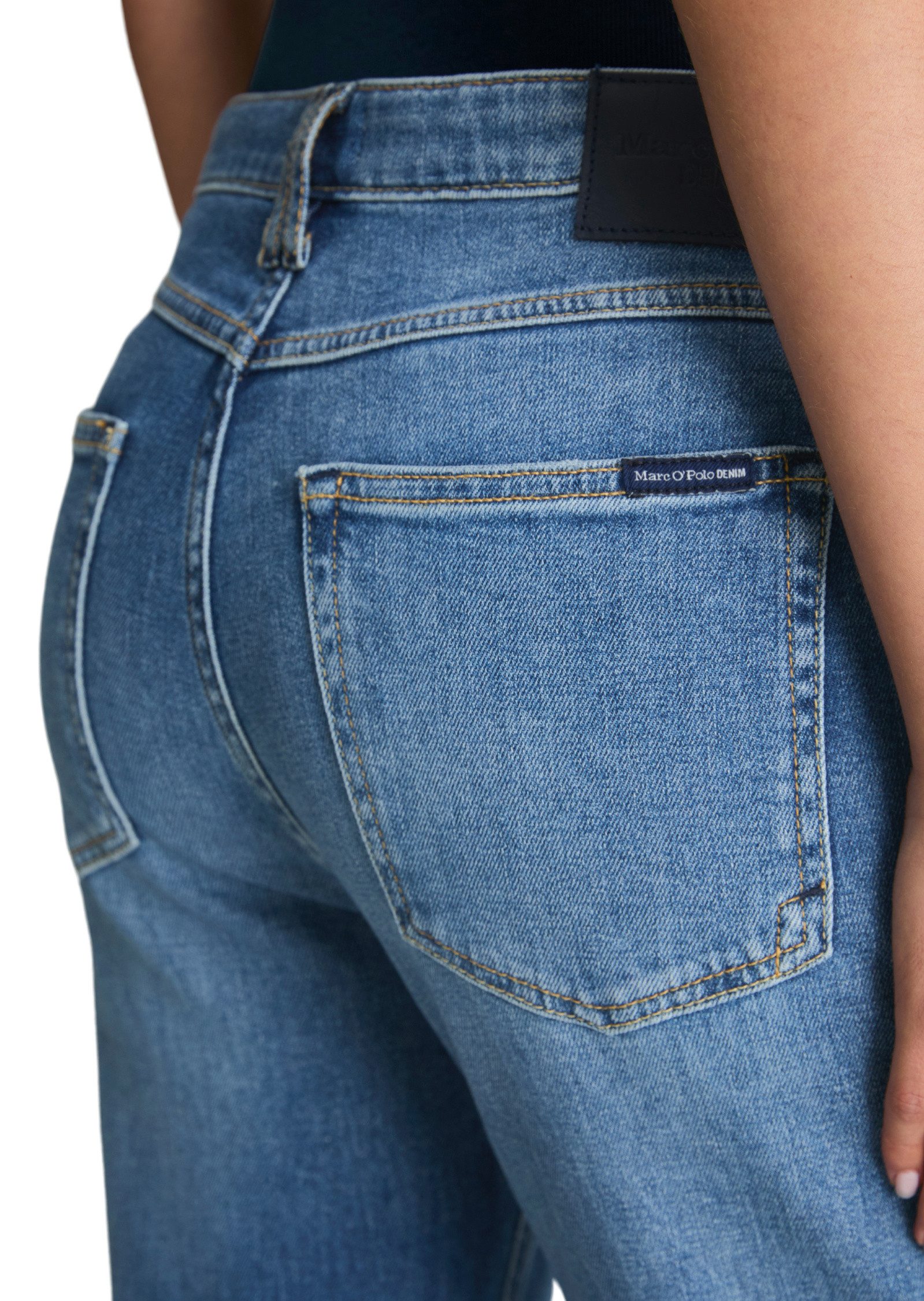 Marc O'Polo DENIM Boyfriend-Jeans aus Organic Cotton-Mix