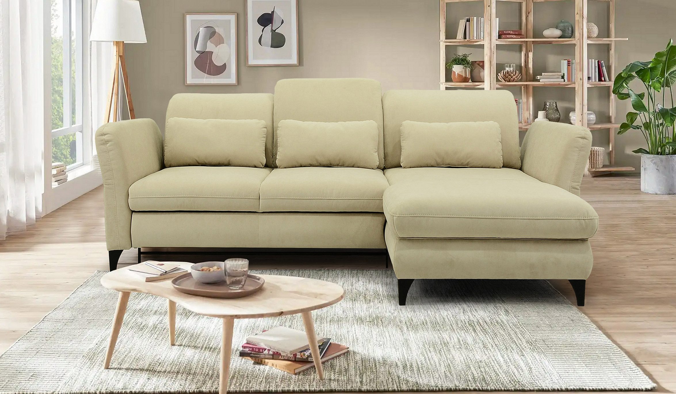 Hygger Möbelhaus Ecksofa Eva Schlafcouch, Sofa günstig online kaufen