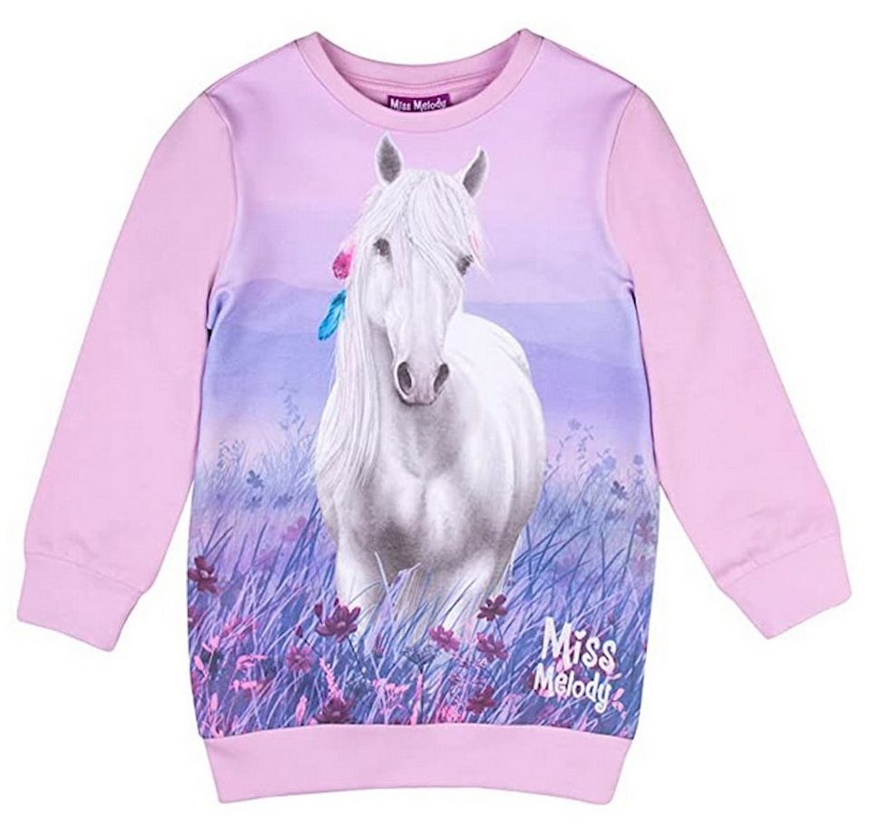 Miss Melody Sweatshirt Miss Melody Sweatshirt Pullover Pferd rosa (1-tlg)