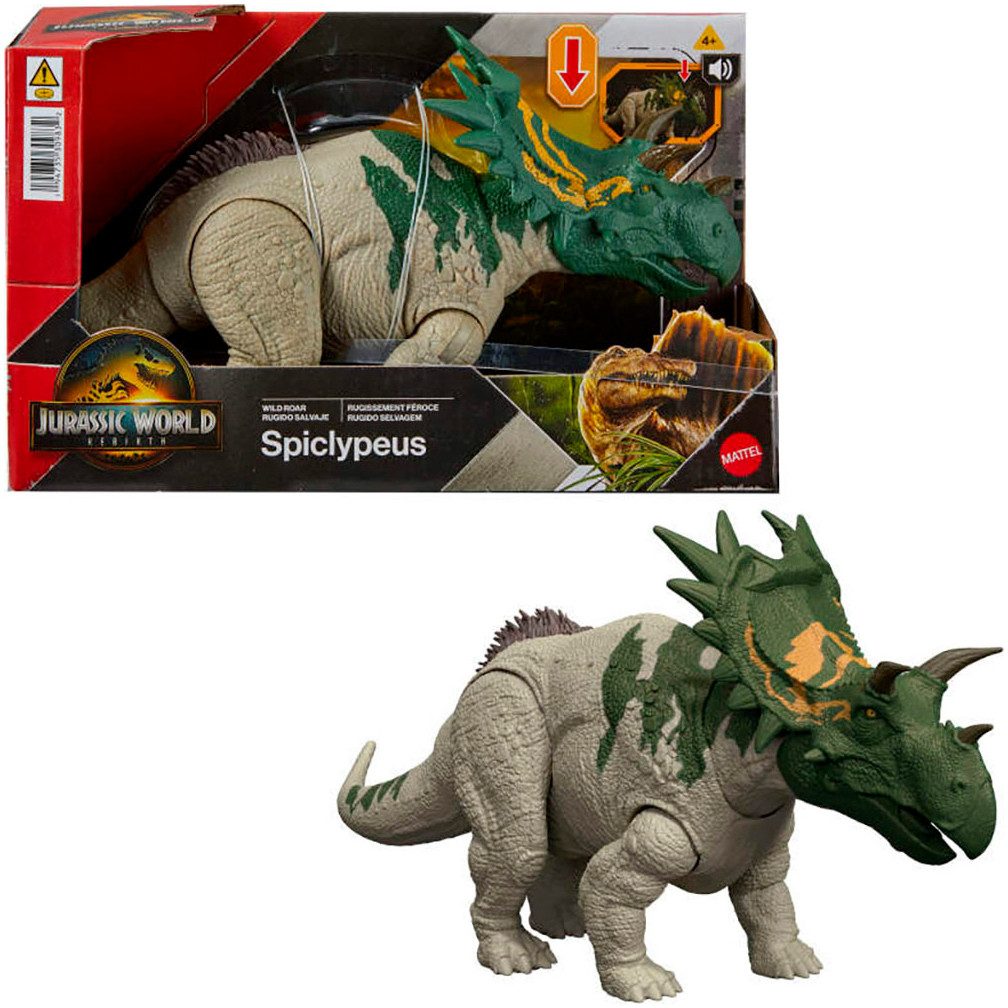 Mattel® Spielfigur Jurassic World, Rebirth, Wild Roar Spiclypeus