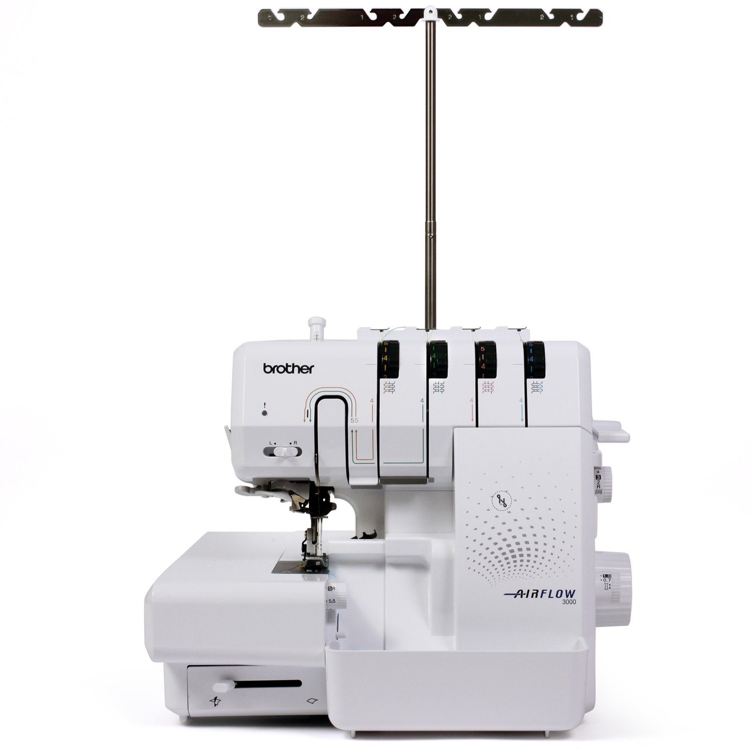 Brother Overlock-Nähmaschine Brother Overlock AIRFLOW 3000, Lufteinfädlung,  Die Overlock von BROTHER mit elektronischer Lufteinfädelung