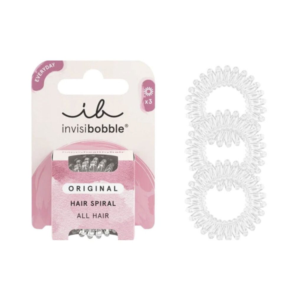 invisibobble Haargummi Crystal Clear 3 U
