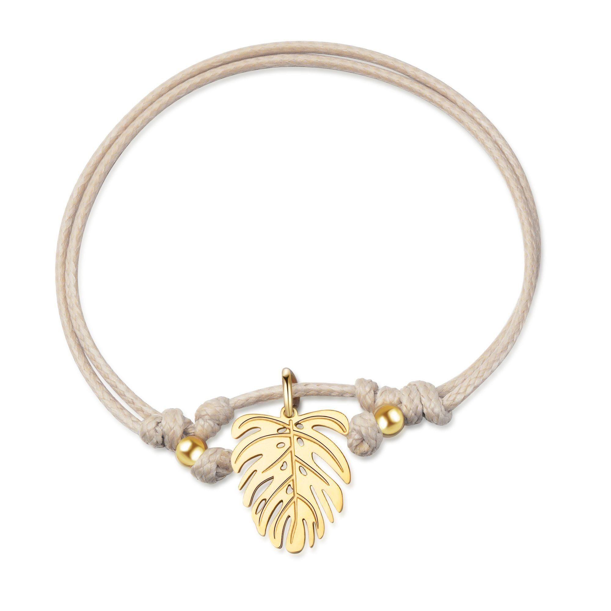 AILORIA Armband JUNGLE Armband beige/silber, Armband beige/silber