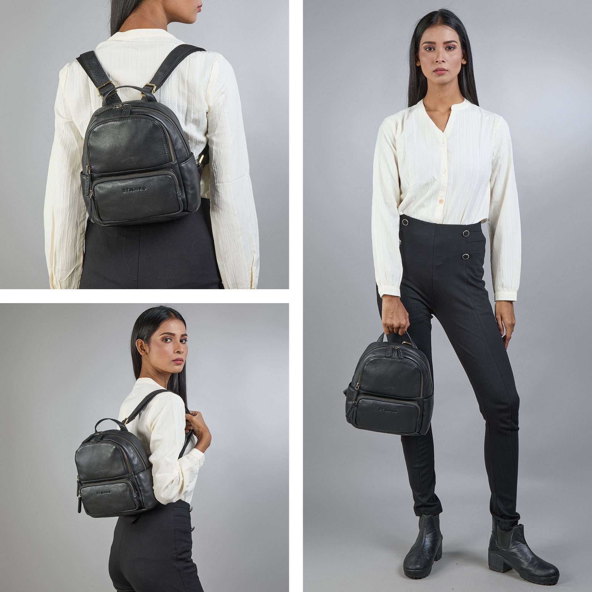 STILORD Cityrucksack "Sue" Rucksack Damen Leder günstig online kaufen