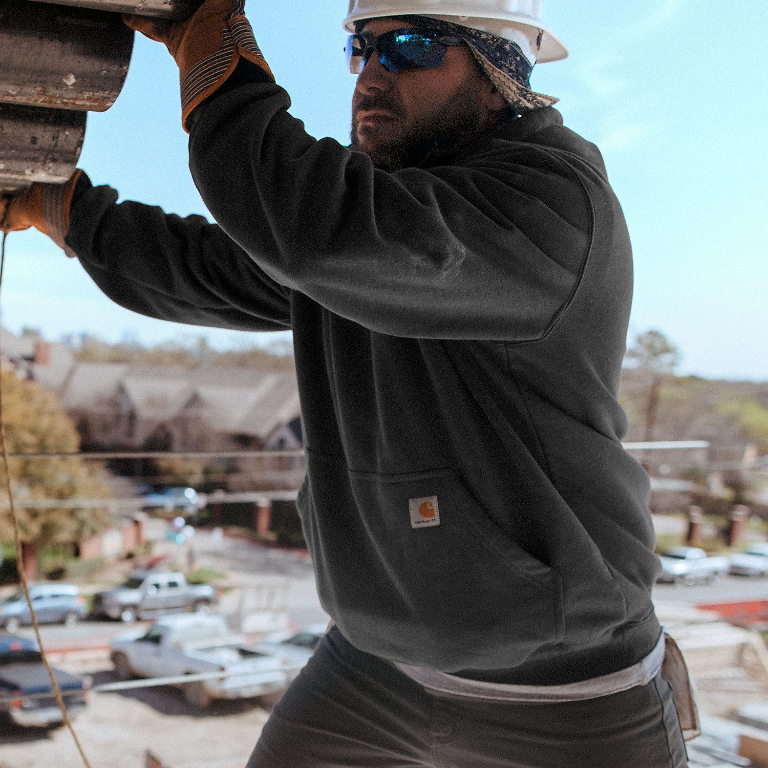 Carhartt Hoodie Heavyweight Quarter-Zip mit Stehkragen