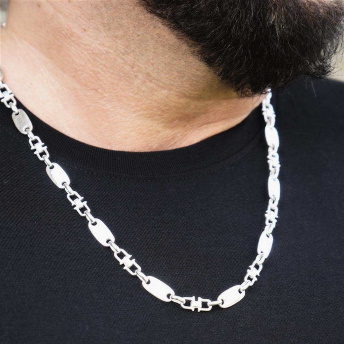 Herren Kette Gold 750 Vergoldet Edelstahl Steigbüg Produktbild-Vorschau 9