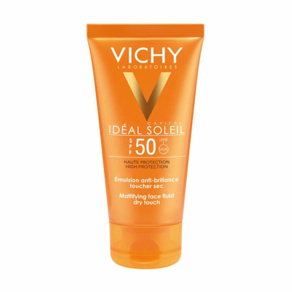 Vichy x ml Vichy SPF50 50 Face Stueck Sonnenschutzpflege Dry Touch Soleil Emulsion Ideal 1