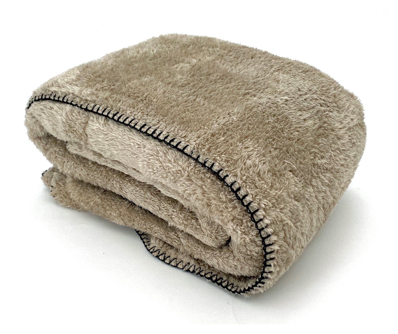 Wohndecke Flauschig weiche Kuscheldecke Teddy Plüsch günstig online kaufen