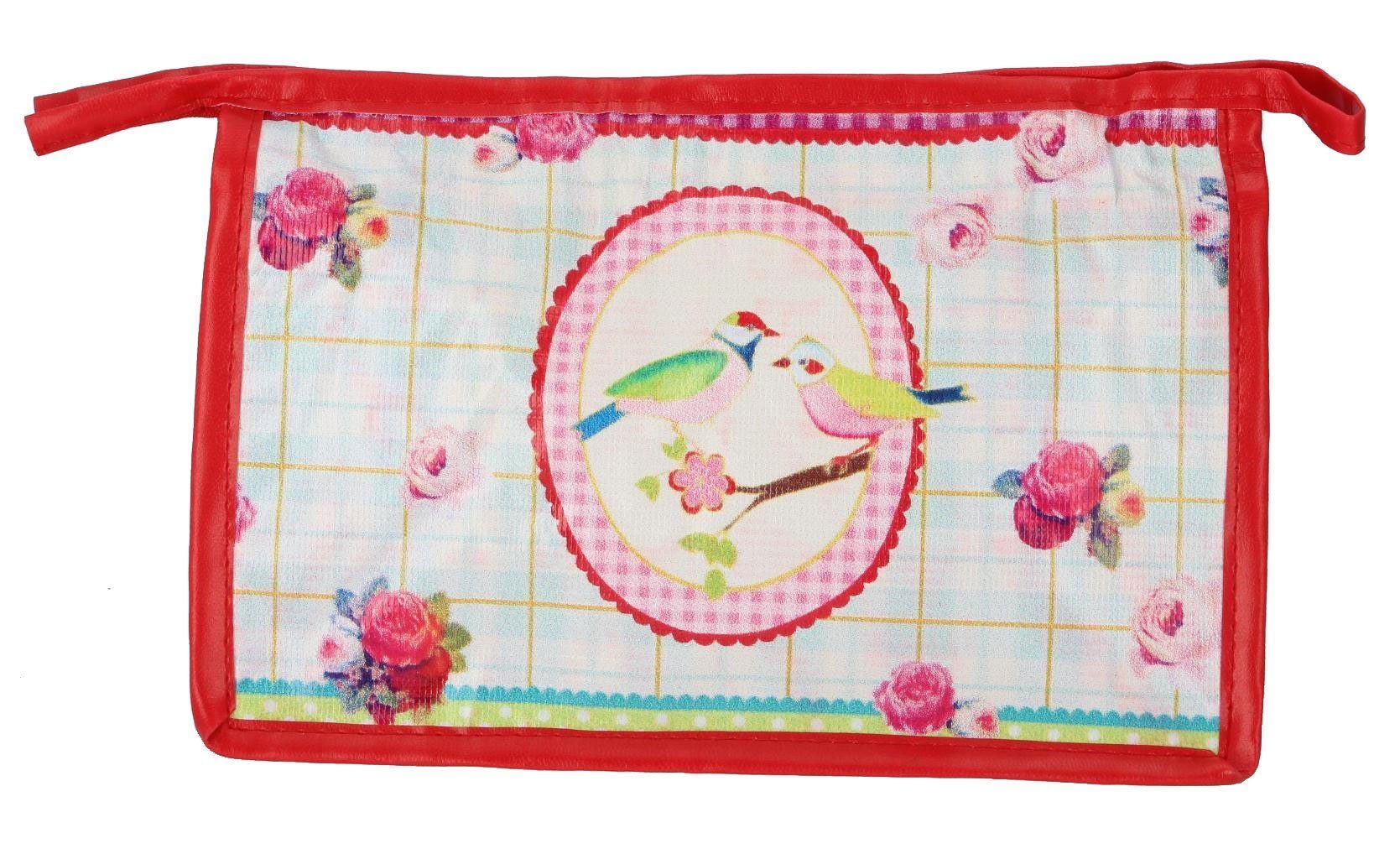 Kosmetiktasche Waschbeutel Birds & Roses (1-tlg)