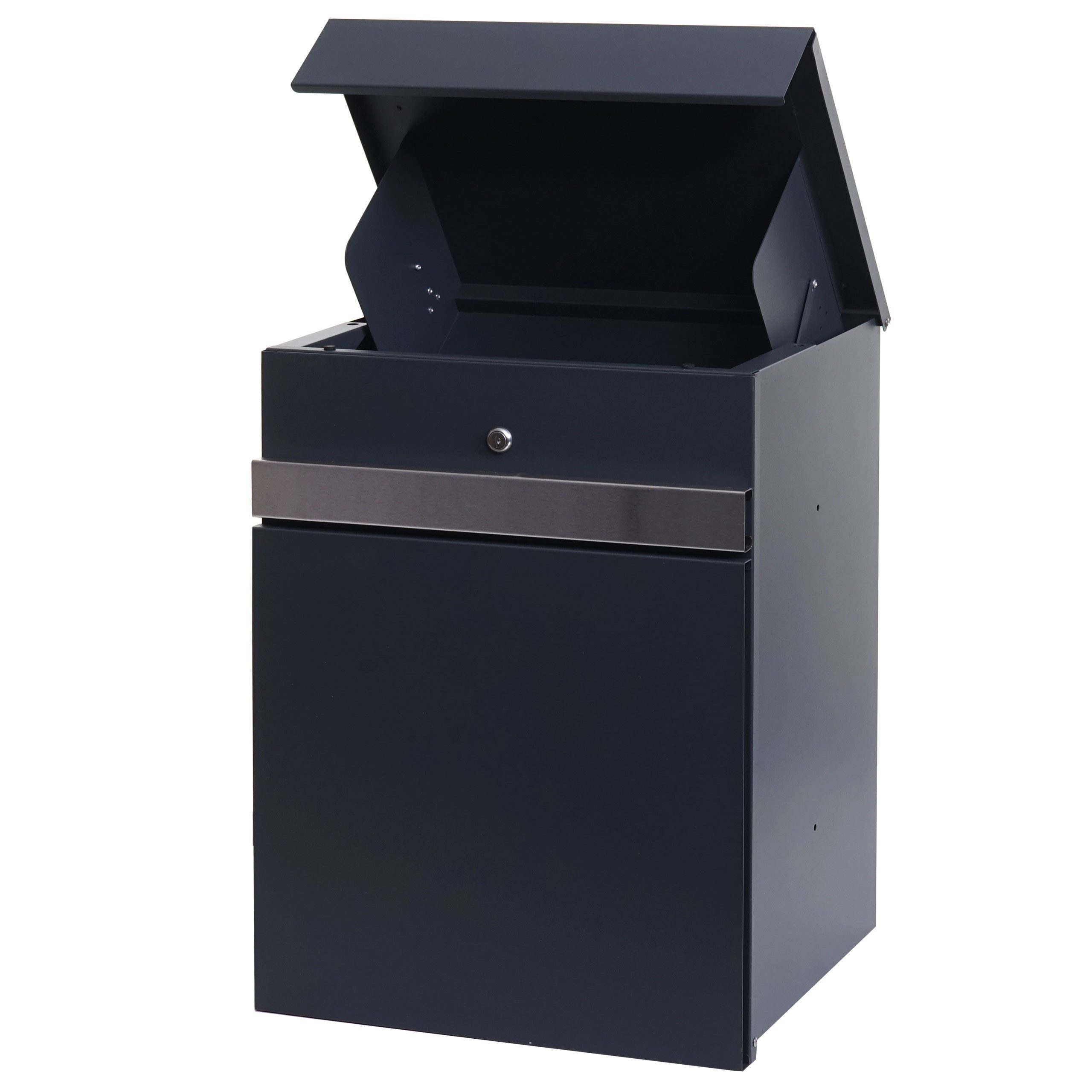 PROREGAL® Paketbriefkasten Paketbox mit oder ohne Standfuß, HxBxT, Material, Farbe