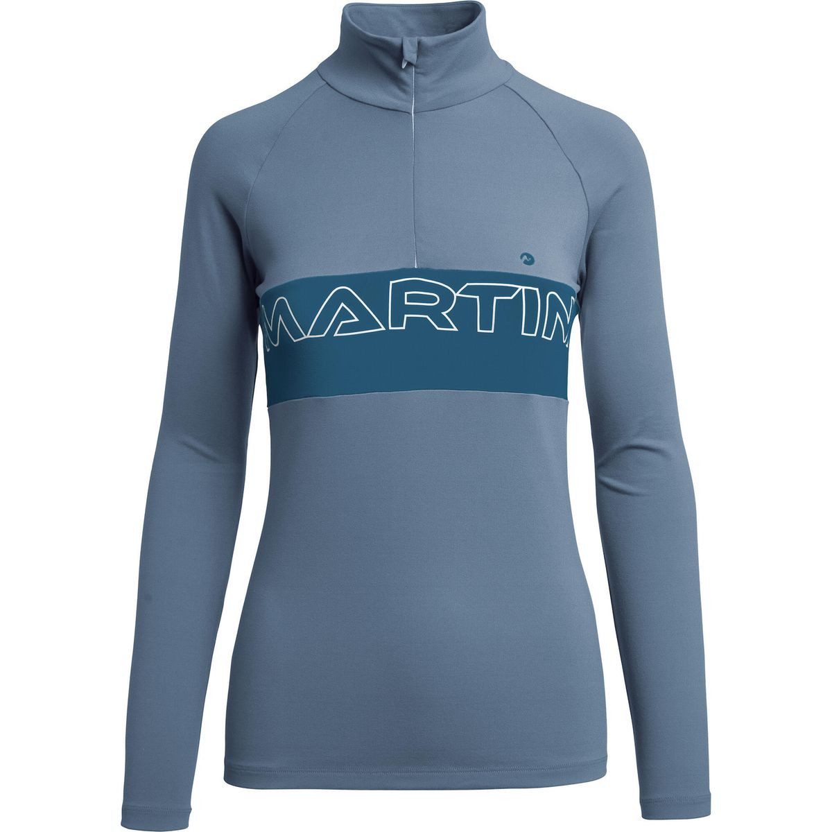 MARTINI Funktionsunterhemd Pearl Damen Sportliches, funktionales Langarmshirt mit Frontzipp und Cotton Touch