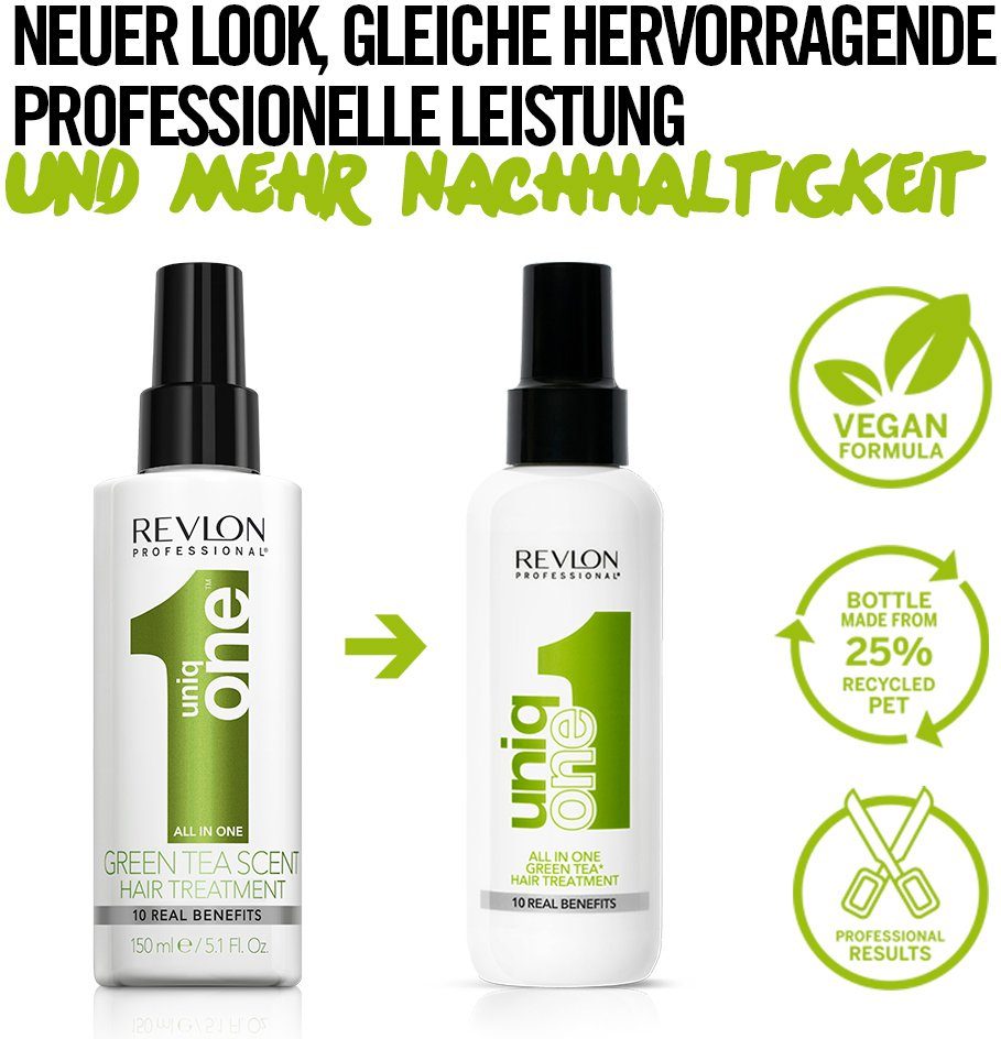 REVLON Treatment All Hair 150ml PROFESSIONAL Tea Leave-in Green Pflege Uniqone In One