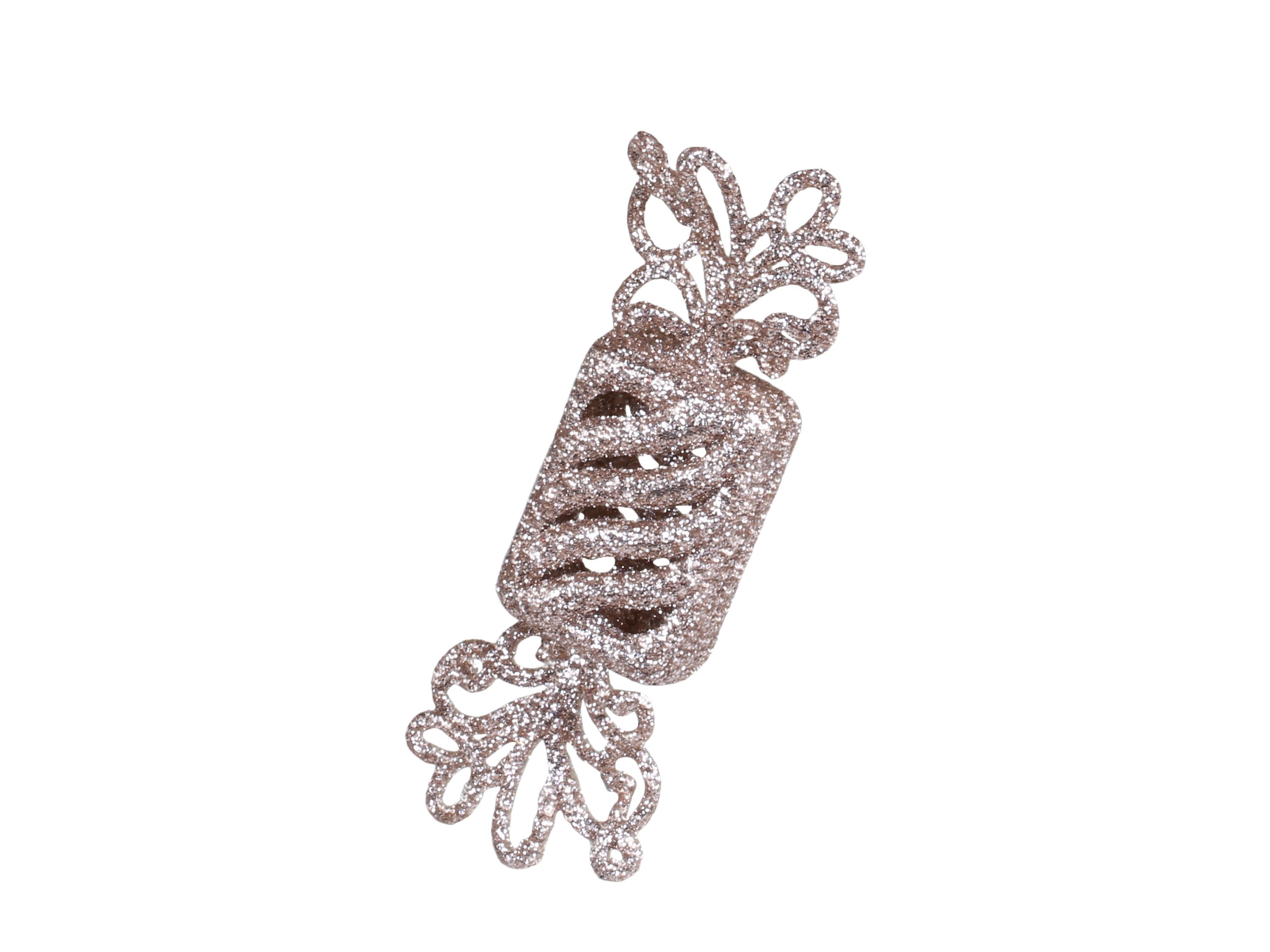 Chic Antique Christbaumschmuck Weihnachtsanhänger Samt Glas Antik Gold Grün Silber Baumschmuck, aus Glas oder Polyresin, mit Glitzer, Samt, Gold, Silber, Bunt