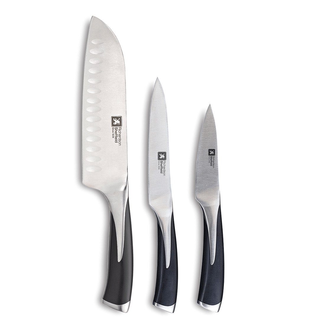 Richardson Sheffield Messer-Set KYU, japanischer Stil mit westlicher Tradition, 3-teilig