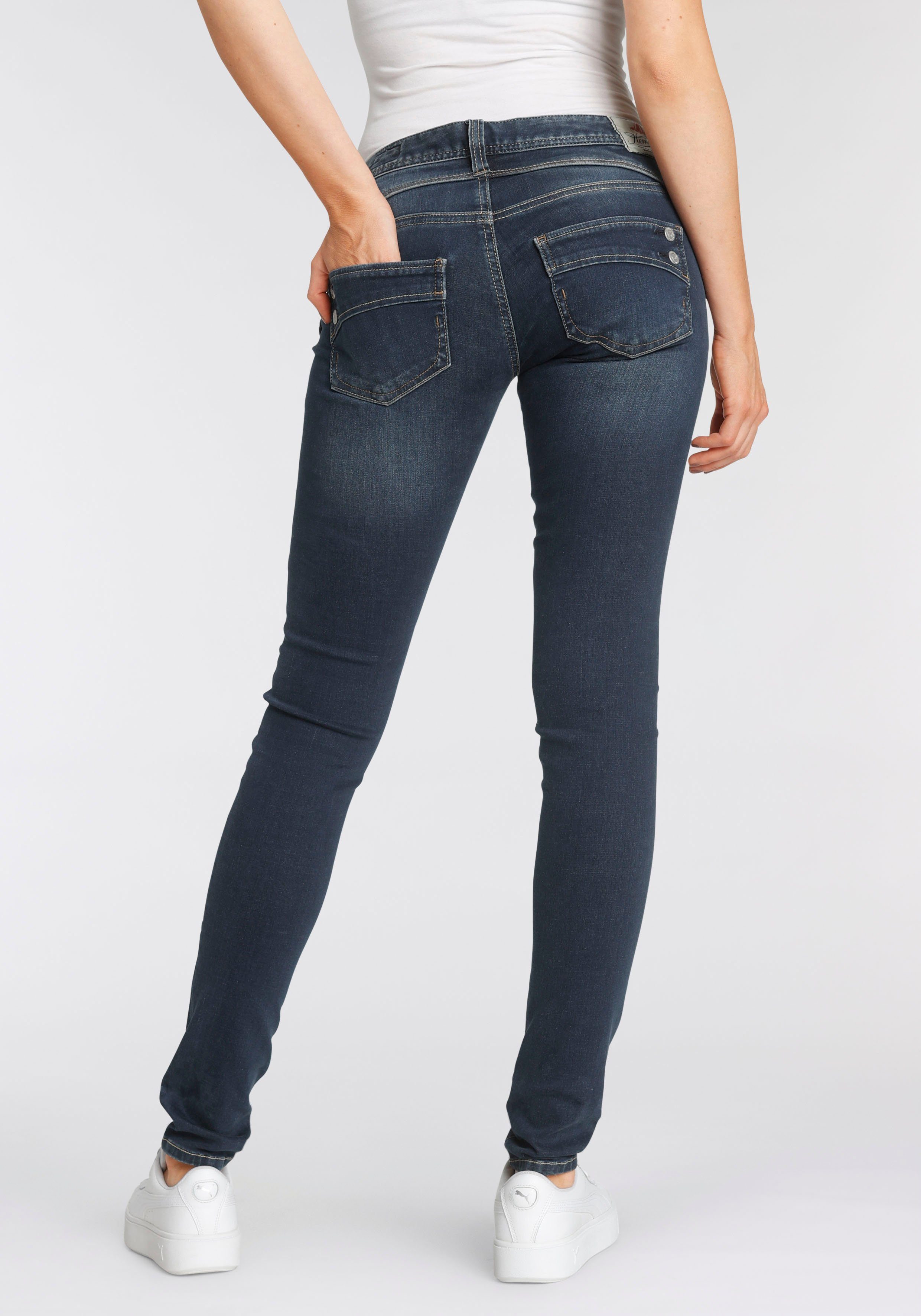 Herrlicher Slim-fit-Jeans PIPER SLIM REUSED DENIM Low Waist Powerstretch