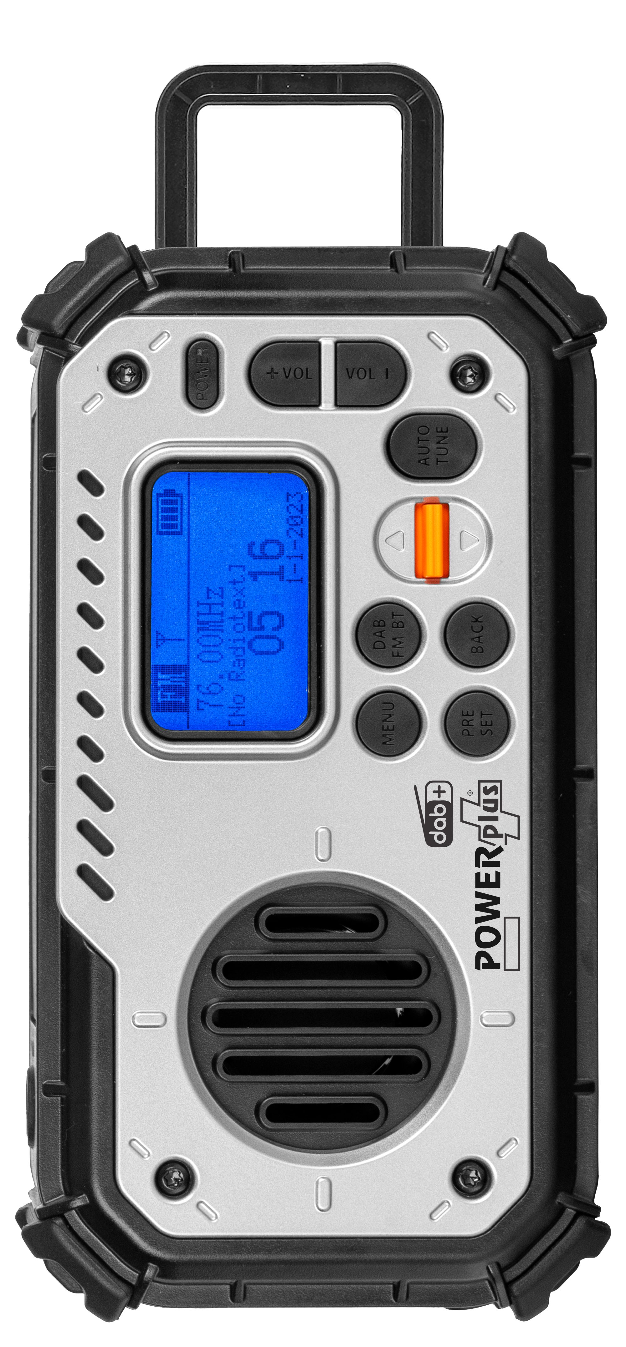 POWERplus Bison Kurbel Dynamo Taschenlampe Notfallradio