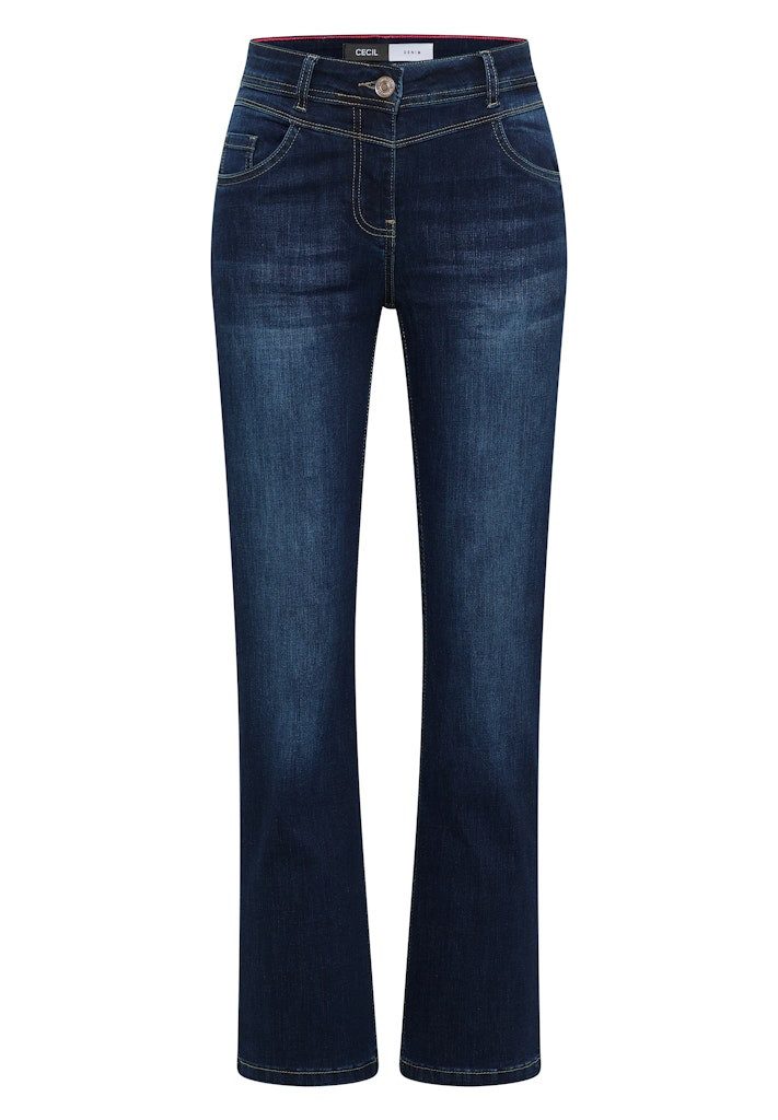 CECIL Bequeme Jeans Cecil / Da.Jeans / Style NOS Toronto BOOTCUT Dark günstig online kaufen