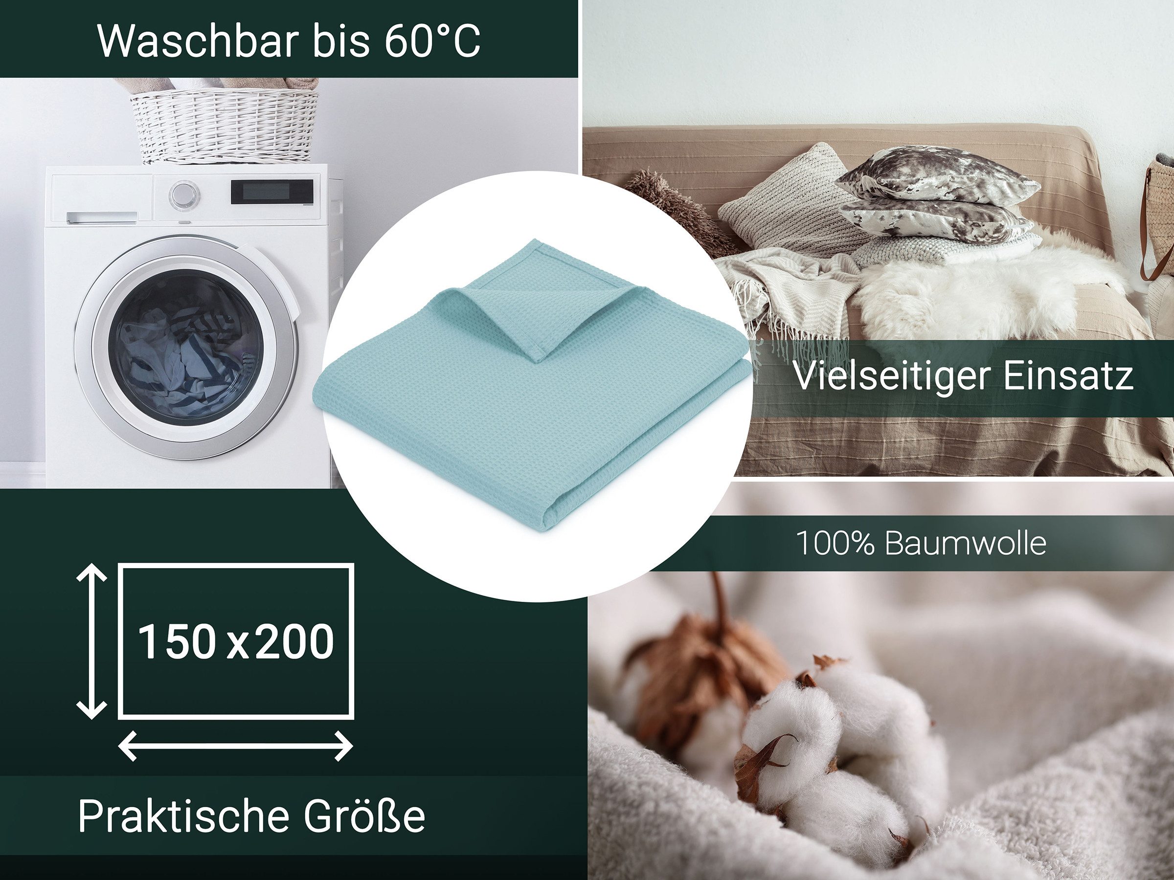 Wohndecke, ZOLLNER, 150 x 200 cm, günstig online kaufen