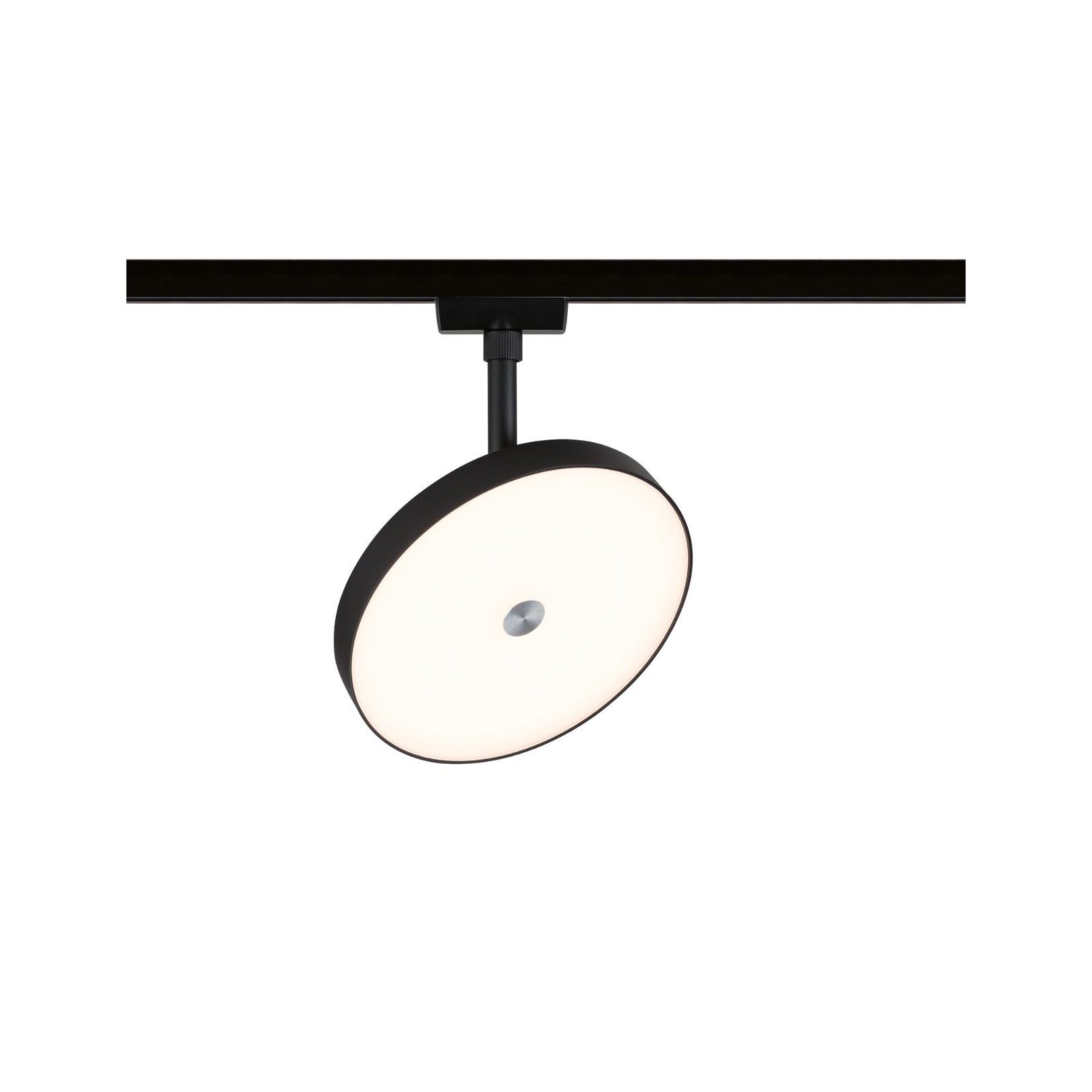 Paulmann Schienensystem-Leuchten URail Schienenspot Hildor 850lm 15W 3000K 230V Chrom matt, LED fest integriert, Warmweiß, 3-Step-Dimmbar