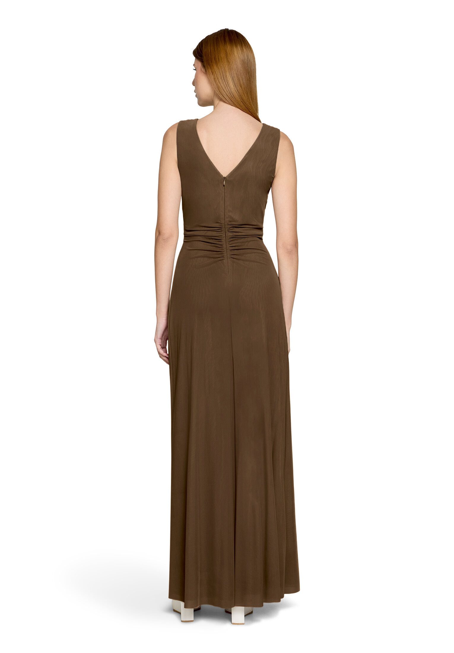 Vera Mont Abendkleid Damen mit V-Ausschnitt Falten