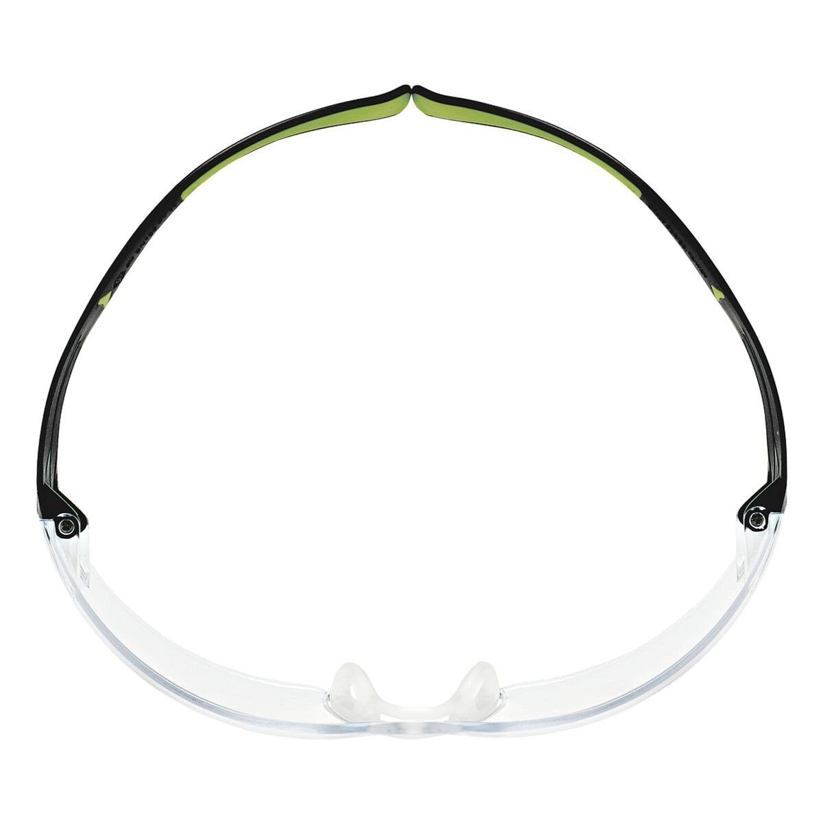3M Arbeitsschutzbrille SecureFit 400, Schutzbrille federleicht, gepolsterte Bügel / verstellbares Nasenpad