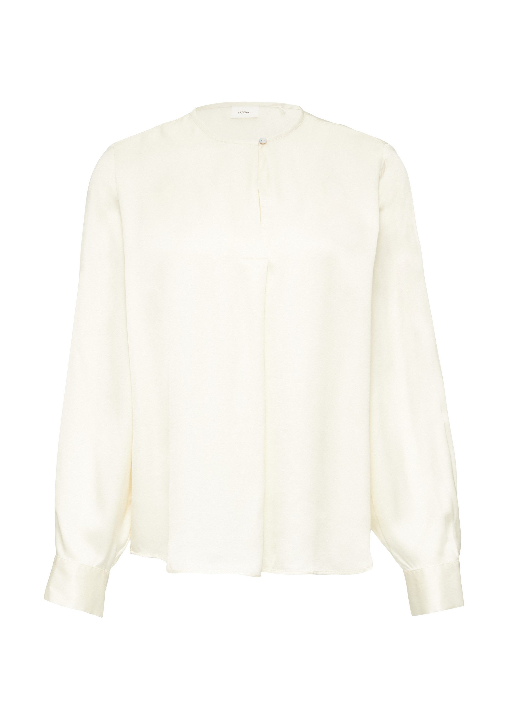 s.Oliver Langarmbluse Bluse Langarmbluse aus Satin günstig online kaufen