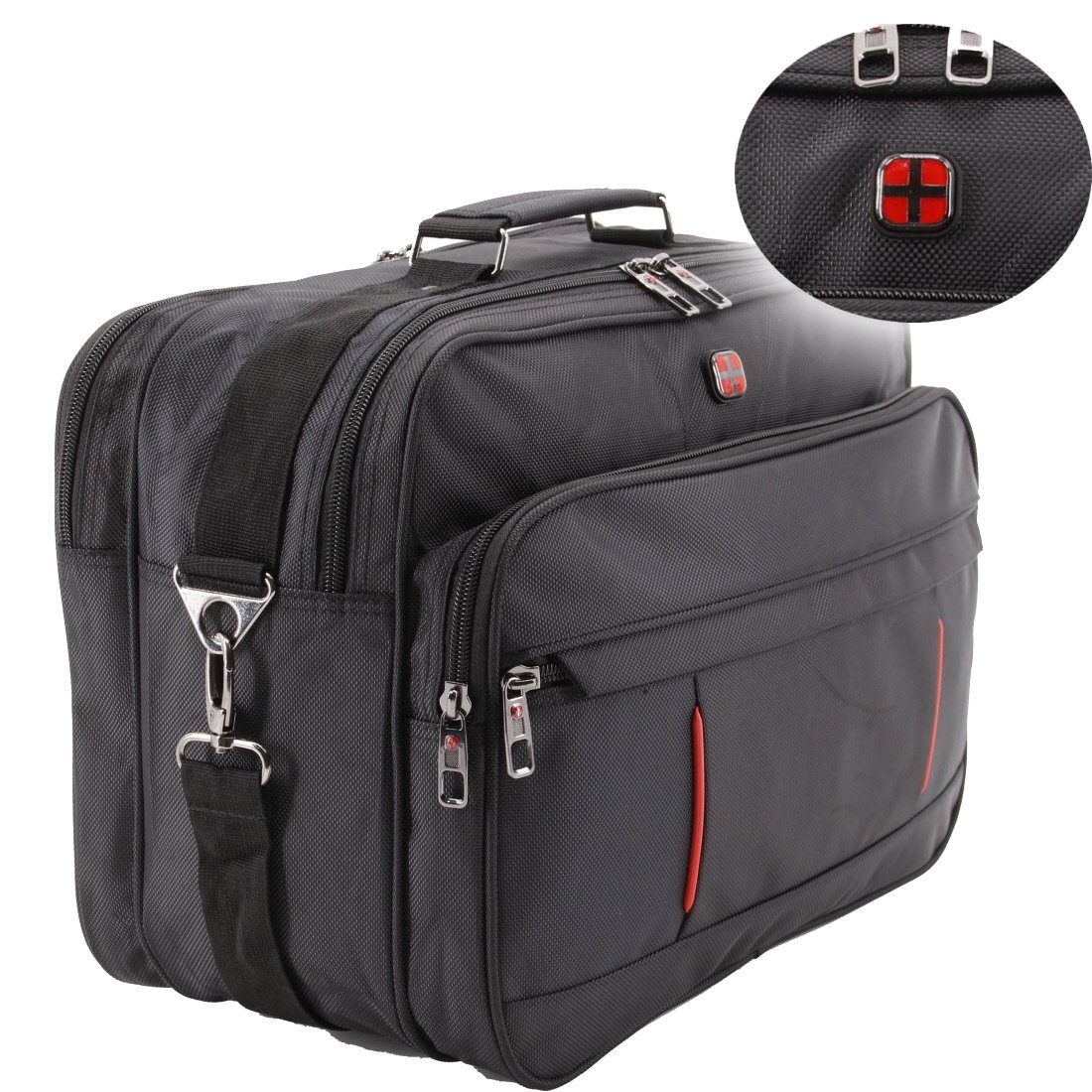 Damen Shopper Tasche Groß - Geräumige Arbeitstasche Mit 8 Fächern