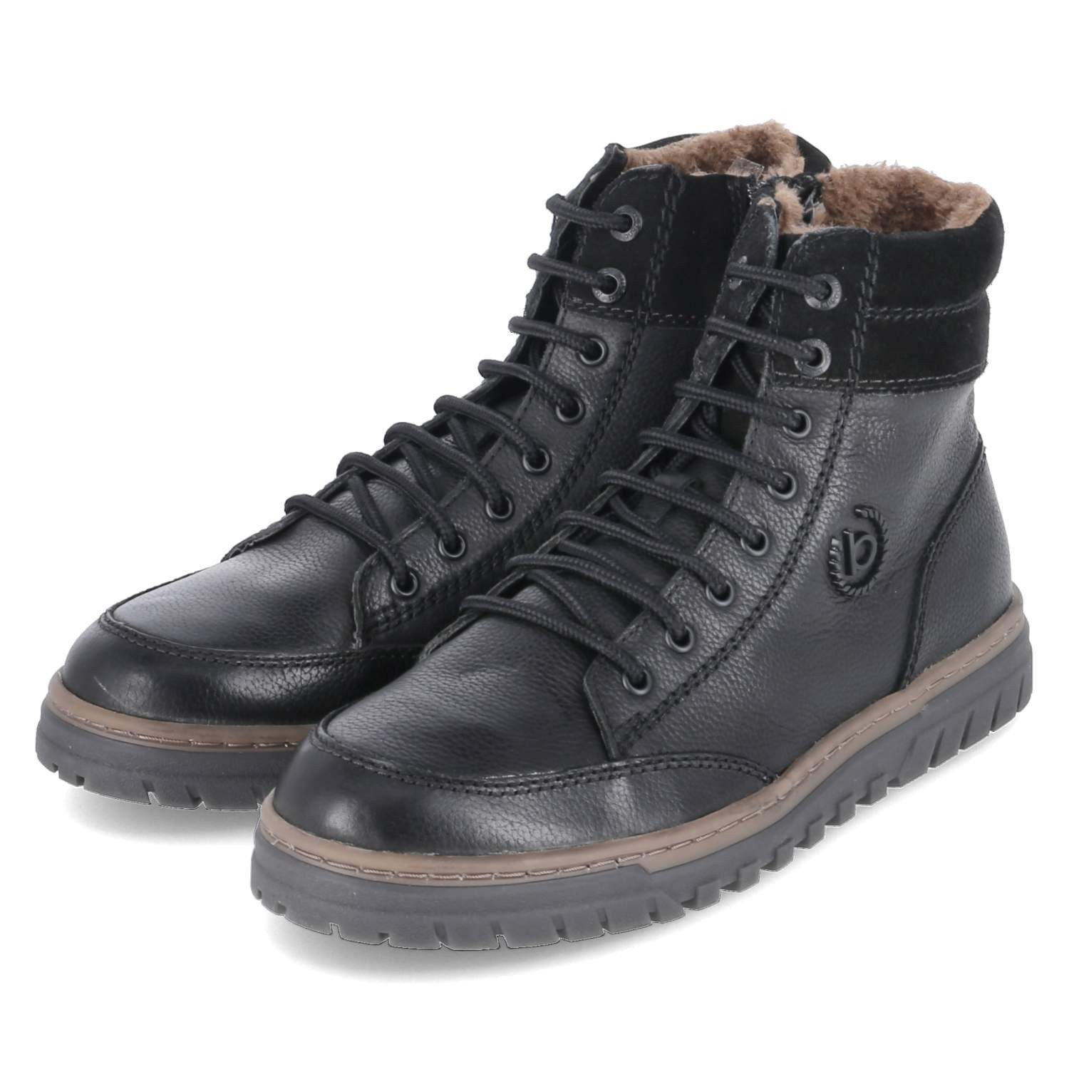 bugatti Bugatti 321AUE501500-1000 Herren Leder black Schnürstiefel