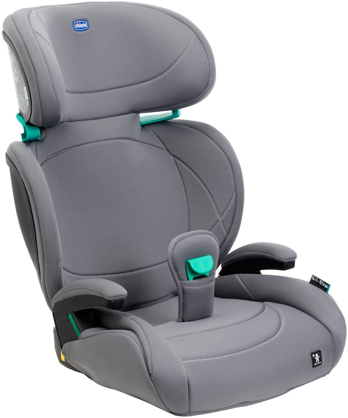Chicco Autokindersitz Quizy, Lite Stone, ab: ab 3 Jahren, ab: 100 cm, bis: 150 cm, i-Size