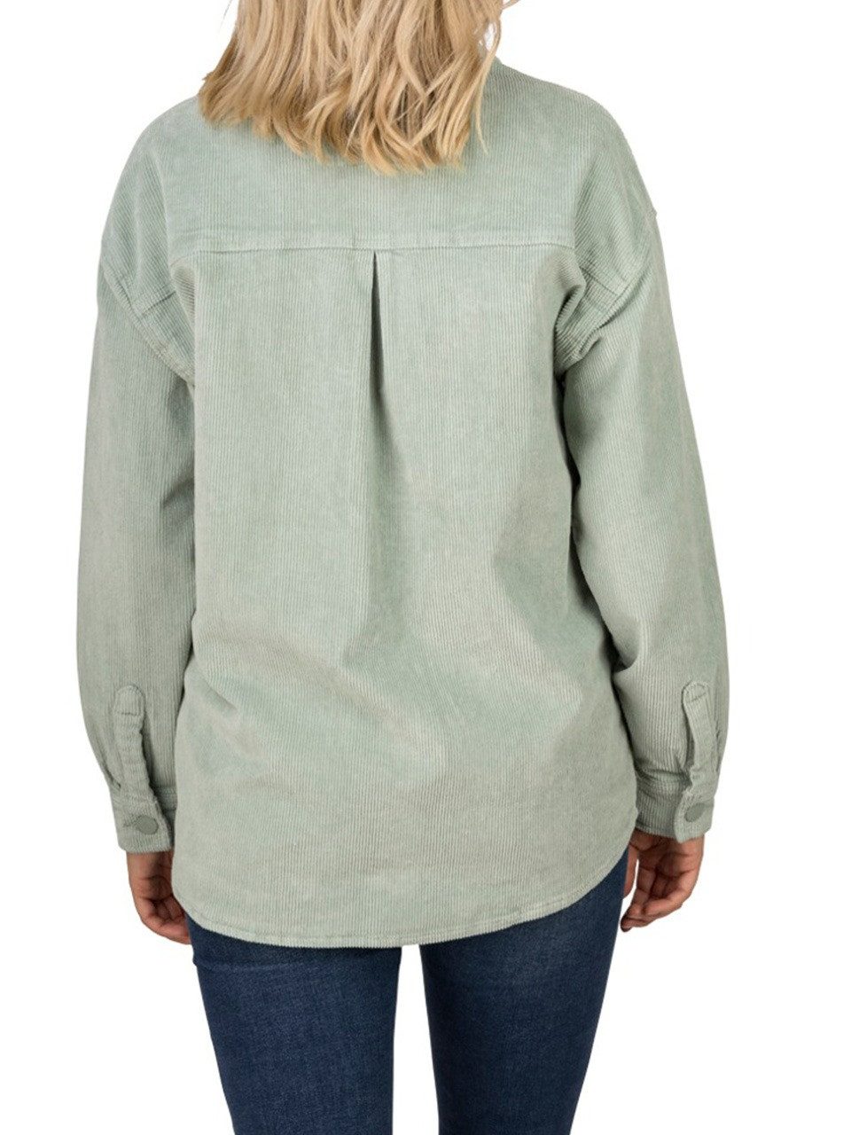 DENIMFY Outdoorjacke Damen Hemdbluse DFSophia Oversize günstig online kaufen