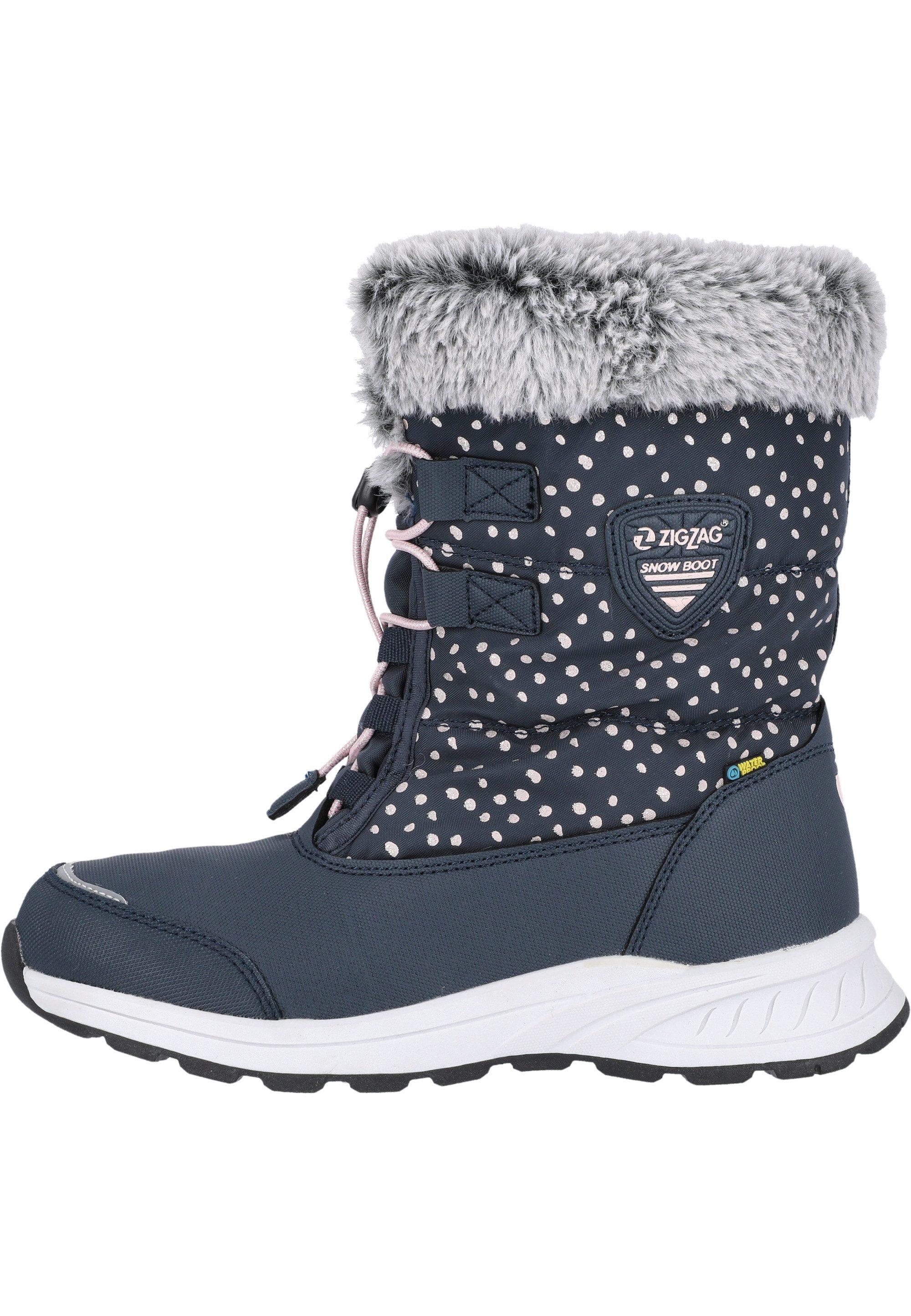 ZIGZAG Wesend Stiefel mit bequemem Kunstfellbesatz und Allwetterprofil