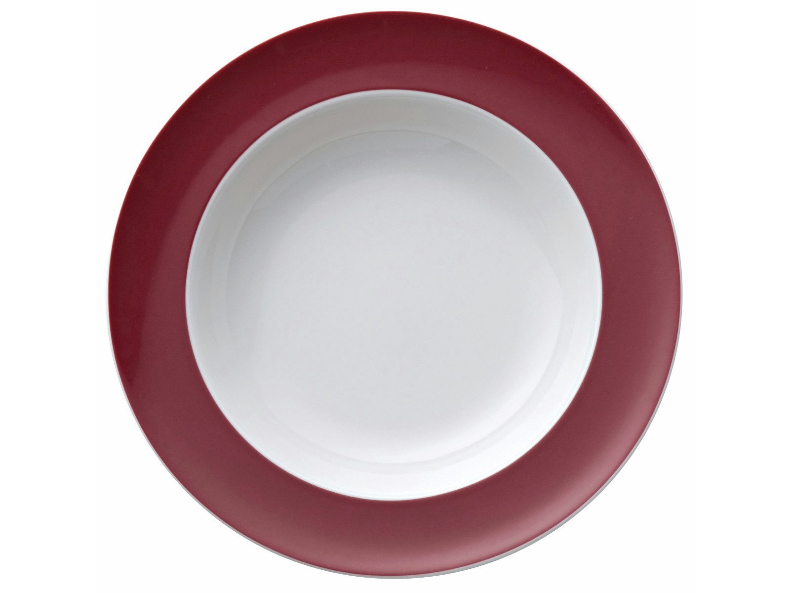Thomas Porzellan Suppenteller Sunny Day Fuchsia Suppenteller 23 cm, Teller Tief