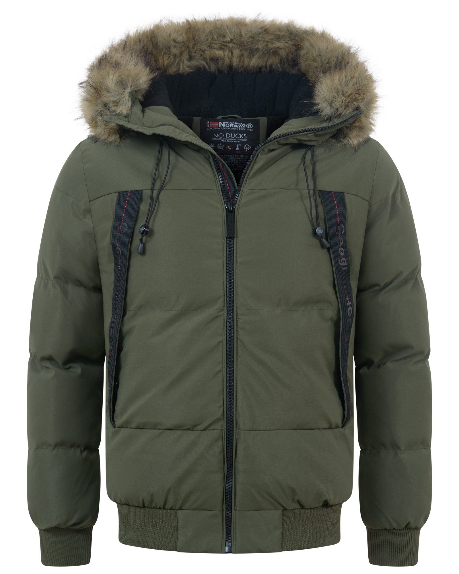 Geographical Norway Winterjacke Herren Winterjacke Extra warm gefüttert wasserabweisend Bomber Jacke