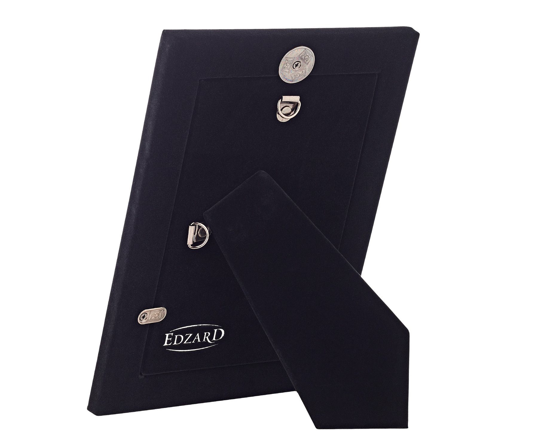 EDZARD Bilderrahmen Gela, versilbert und anlaufgeschützt, für 10x15 cm Foto