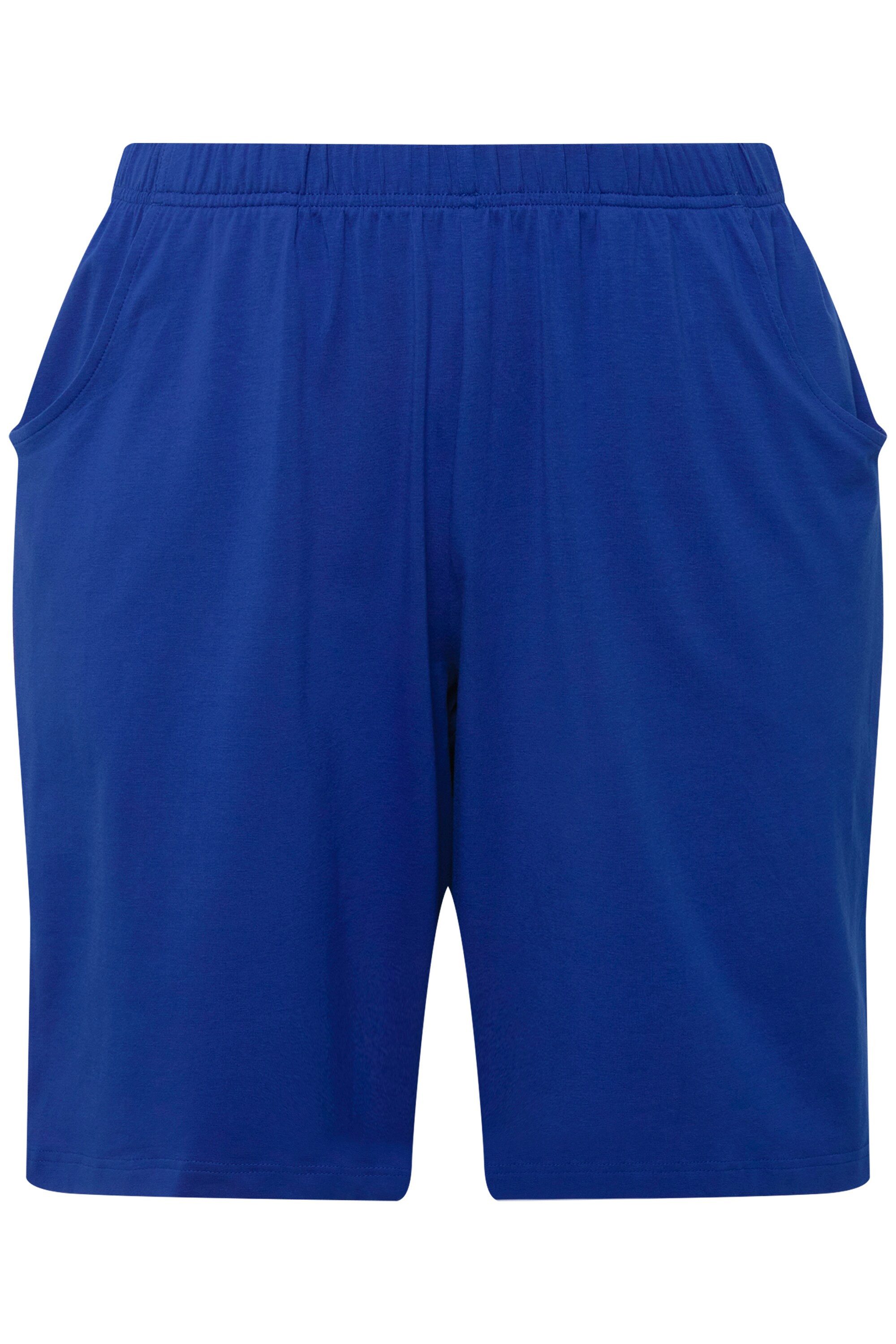 Ulla Popken Bermudas Jerseyshorts Taschen Elastikbund günstig online kaufen
